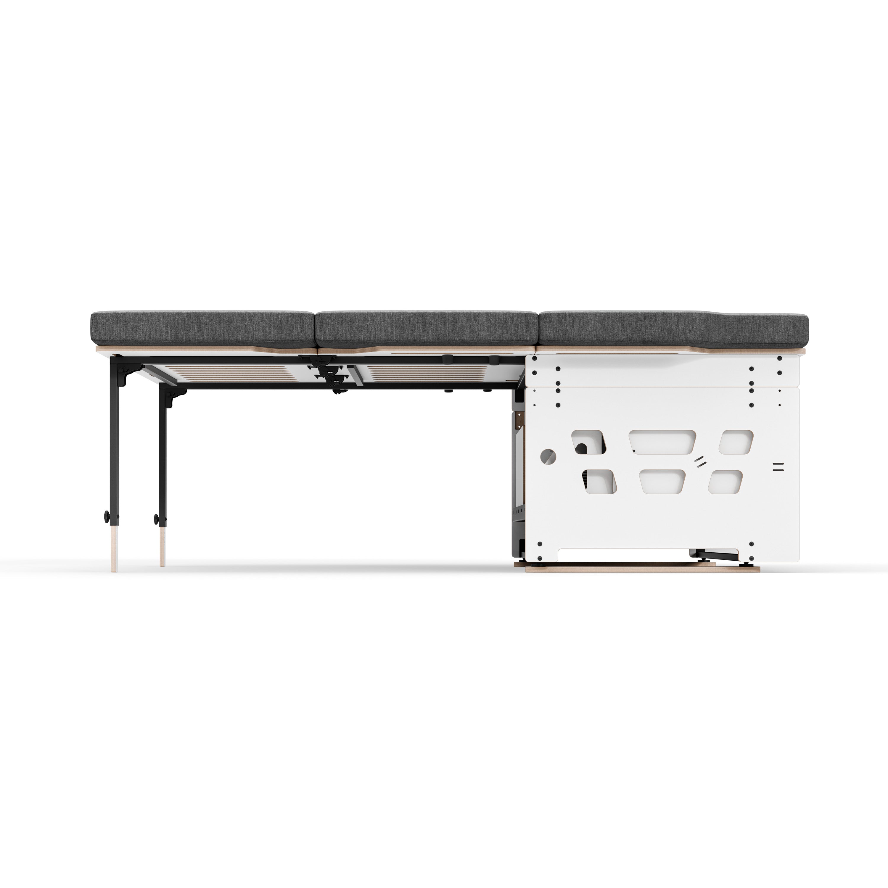 COSLEE Komplettset inkl. Küchenmodul, Wassersystem und Kühlbox