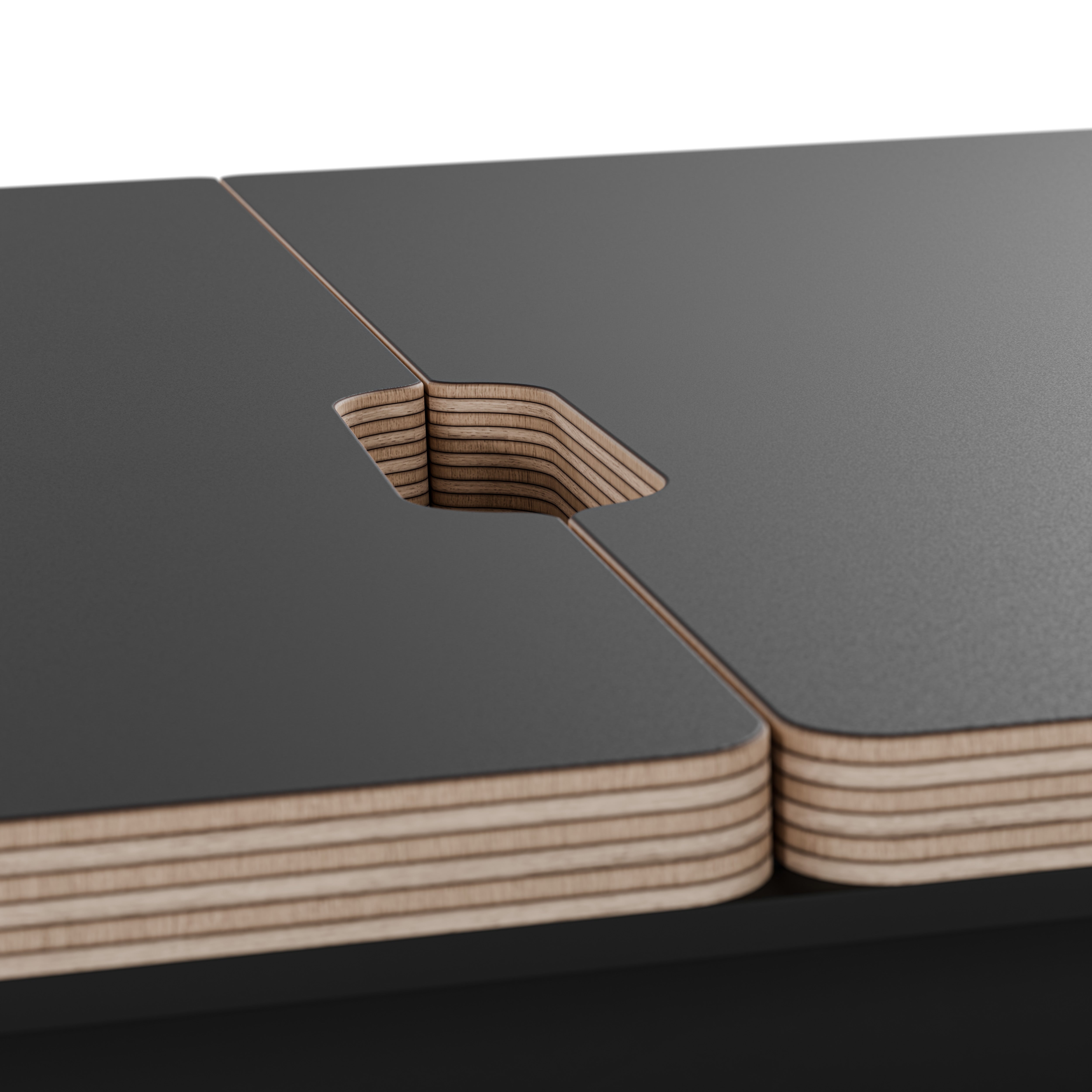 Eurobox Anthrazit mit Deckel im Set in verschiedenen Größen aus Recyclingkunststoff