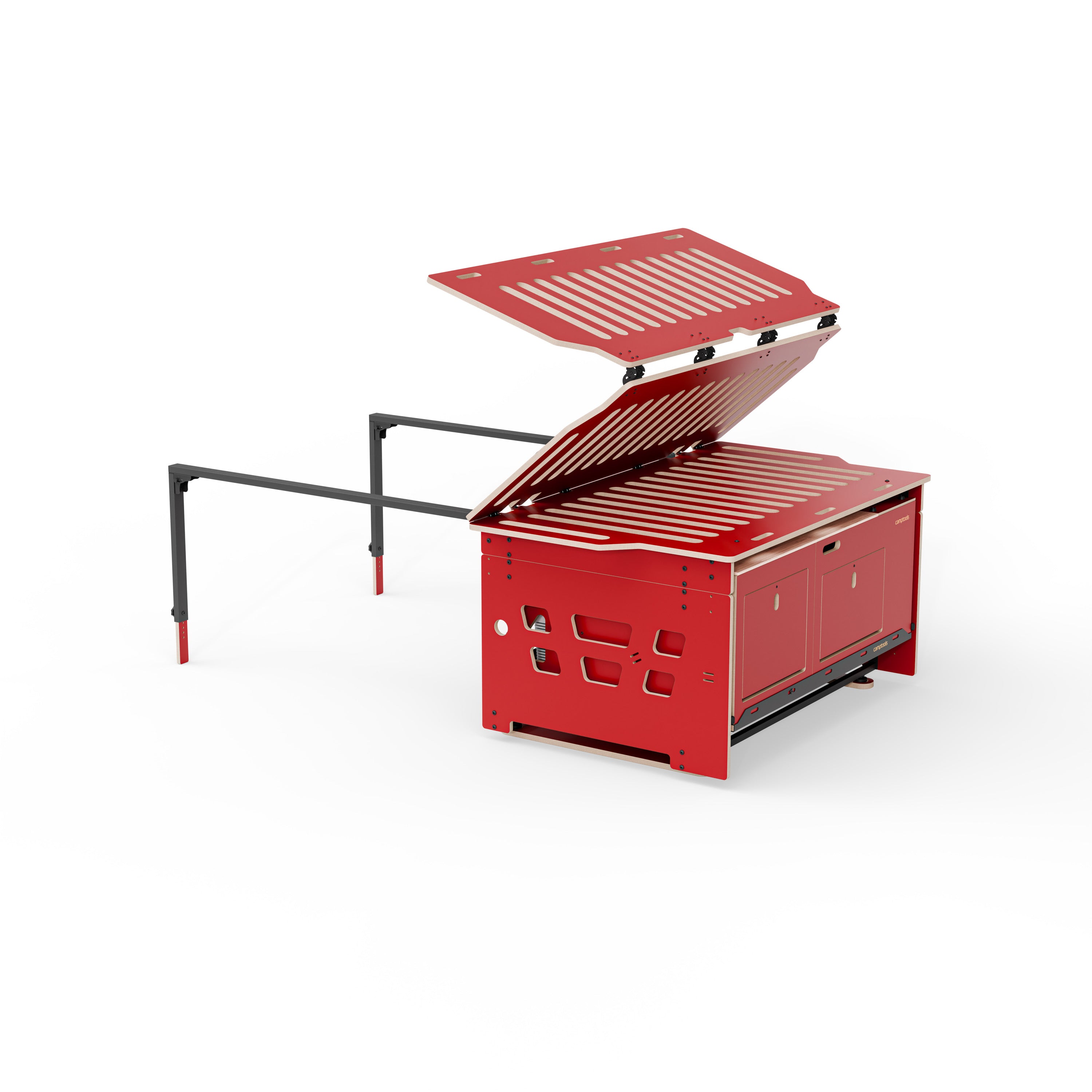 COSLEE Komplettset inkl. Küchenmodul, Wassersystem und Kühlbox