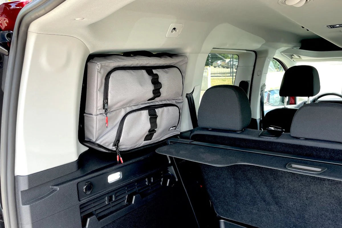 Premium Fenstertasche mit Thermomatte für VW Caddy 5 und Ford Tourneo Connect