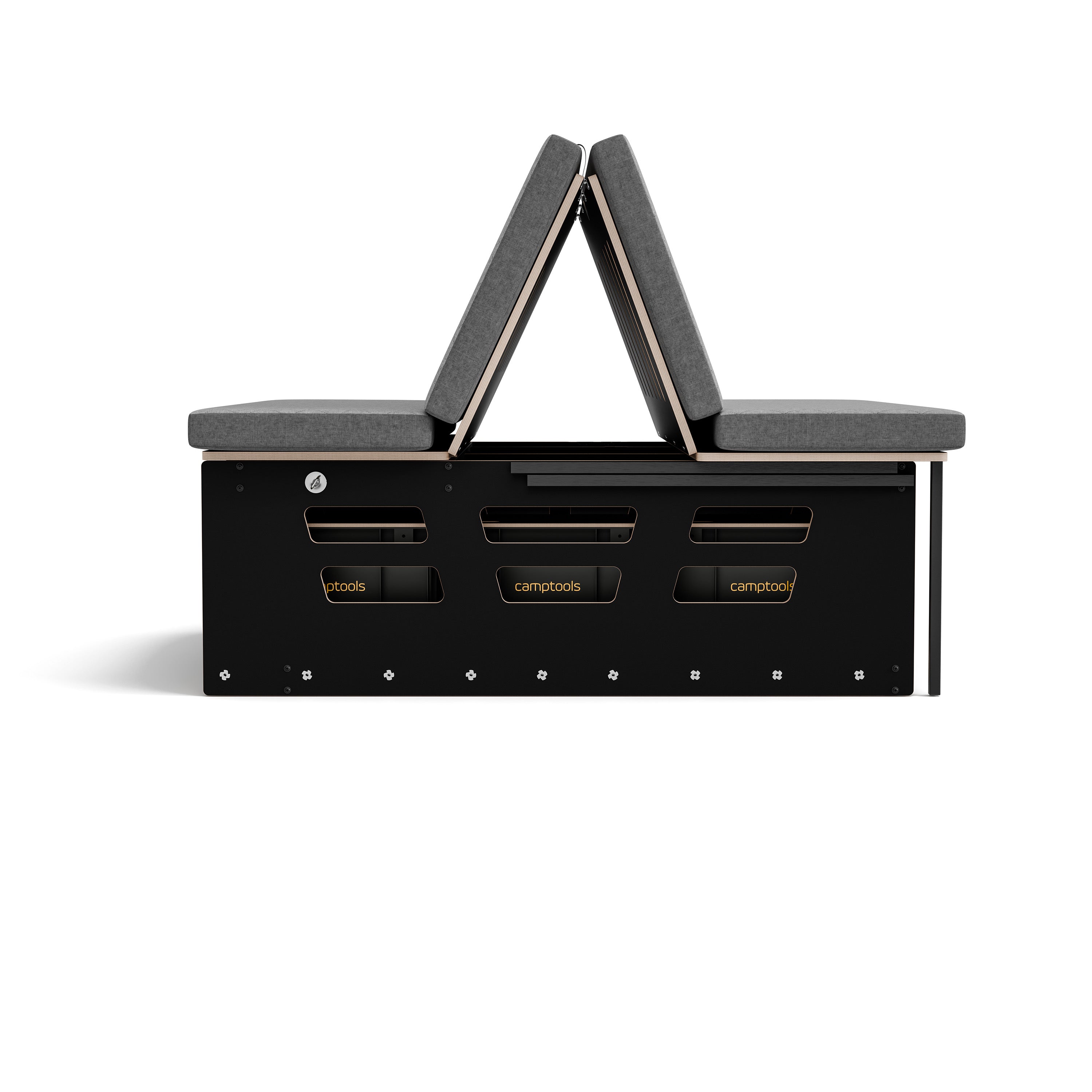 BENCH2 Komplettset inkl. Küchenmodul, Wassersystem und Kühlbox