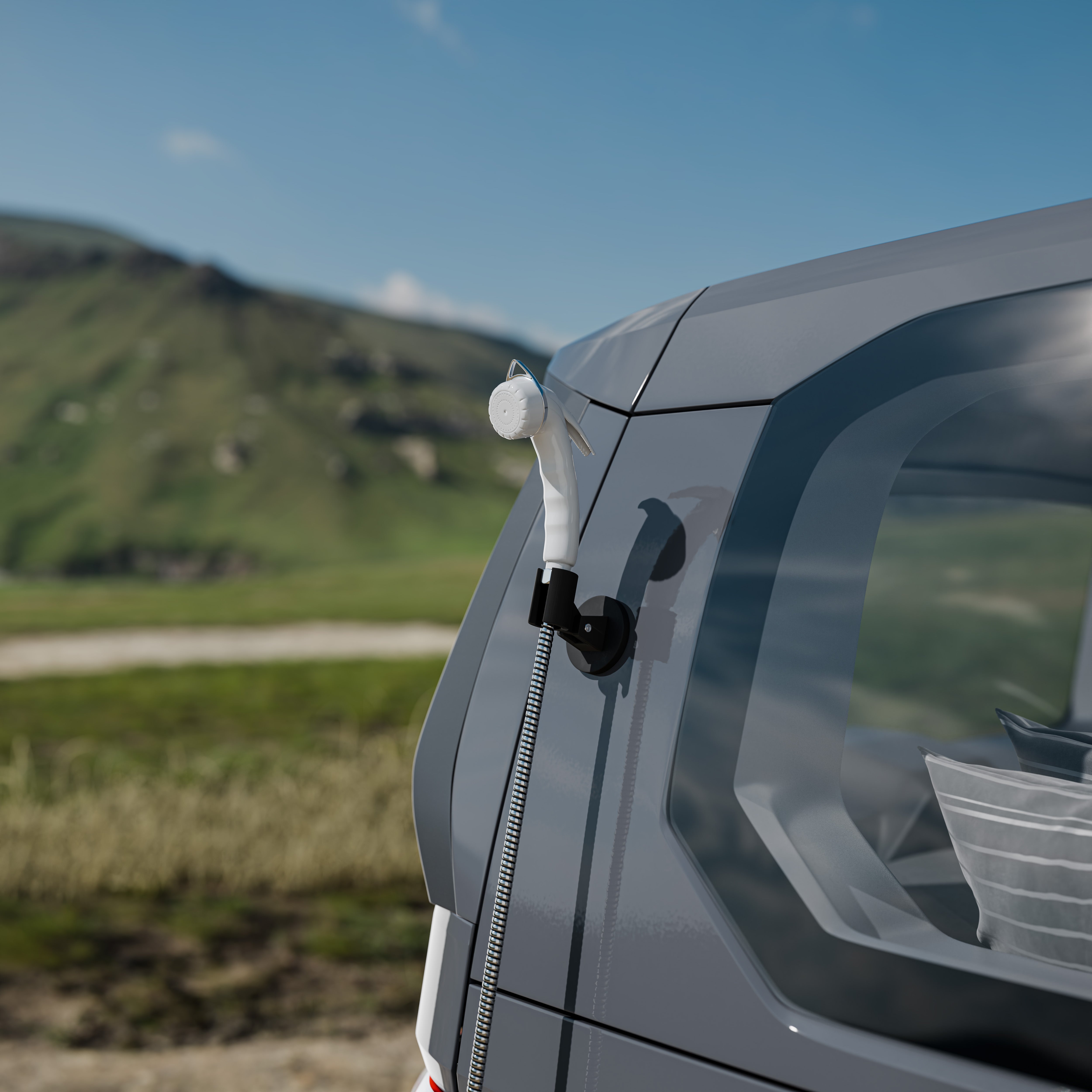 Universal Brausehalter magnetisch ideal für Campingdusche wie VW California Ocean