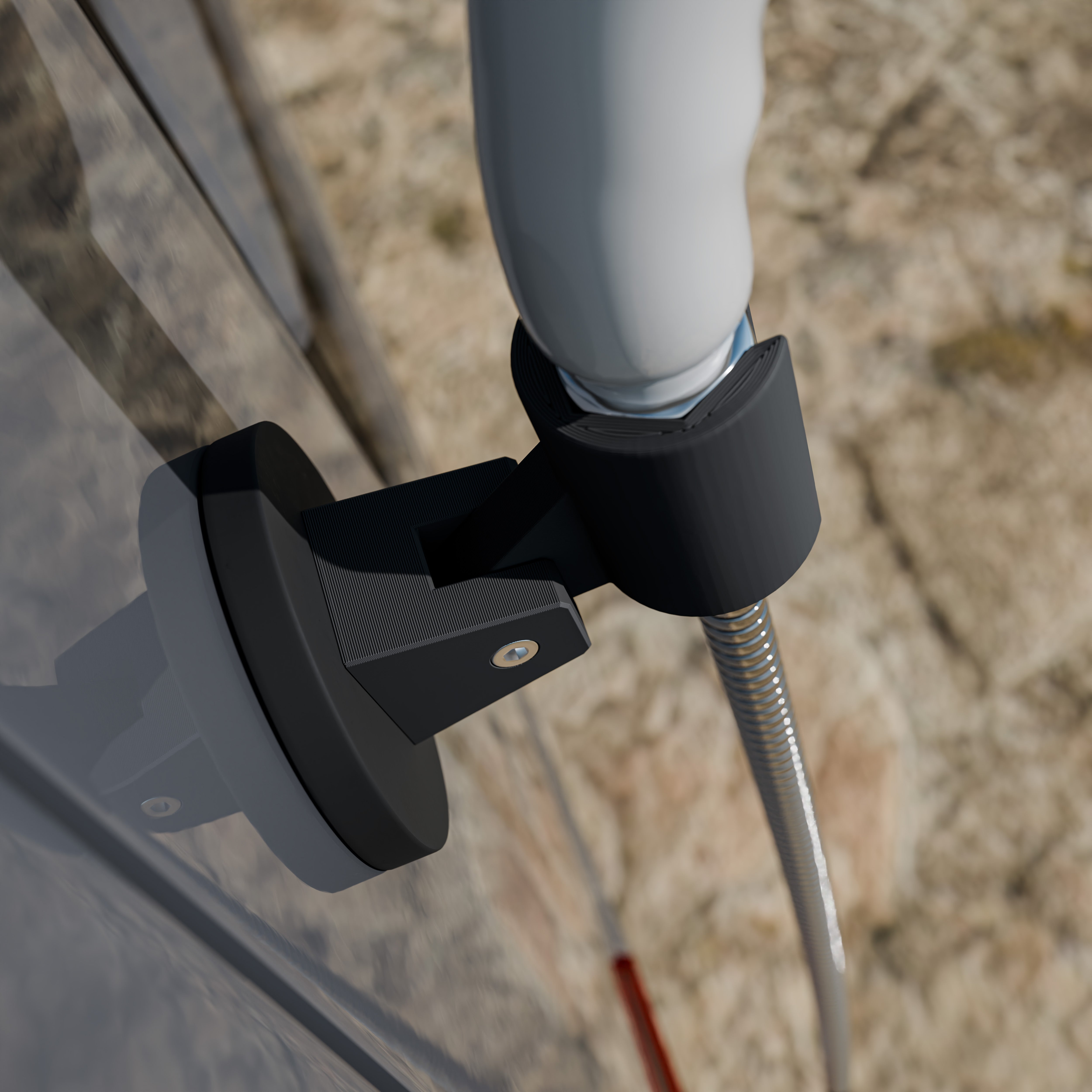 Universal Brausehalter magnetisch ideal für Campingdusche wie VW California Ocean