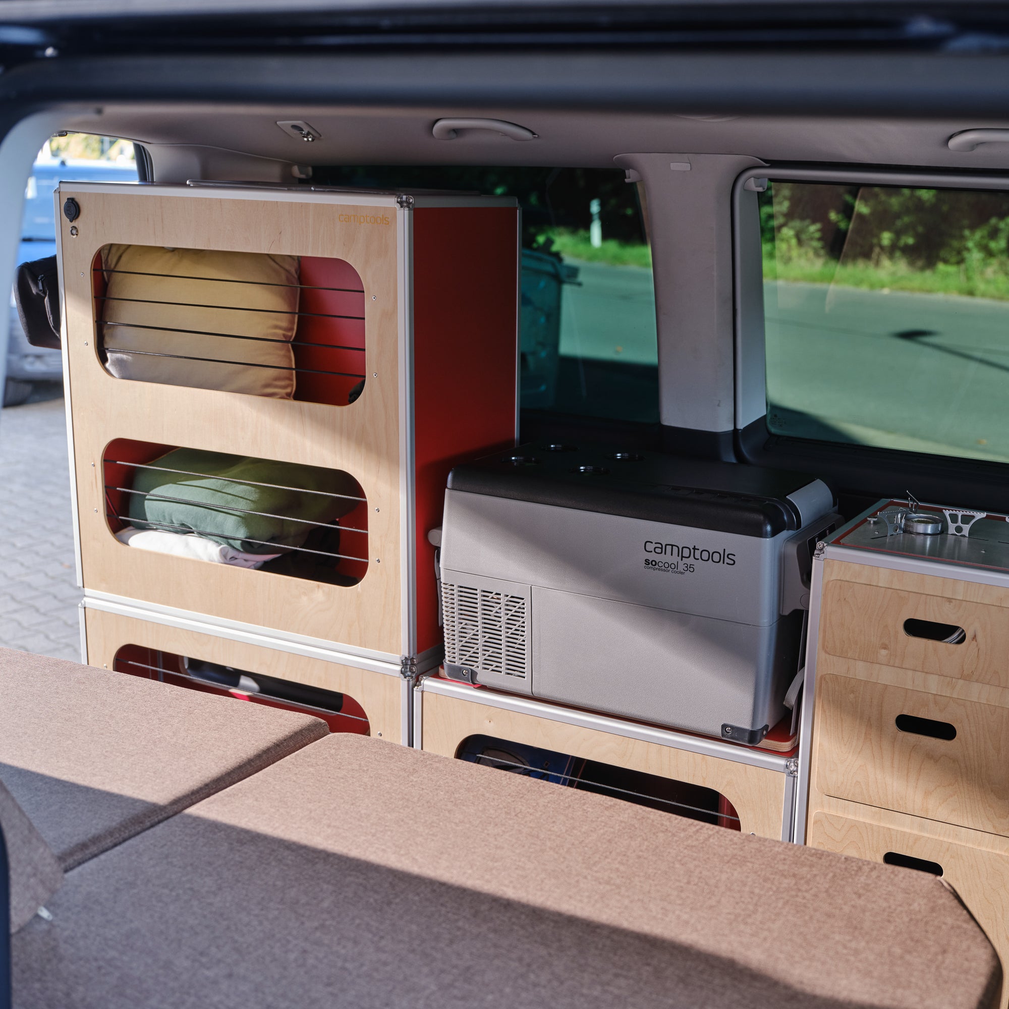 camper schrank Heckoberschrank CENTERLINE für VW T5/T6/T7 Multivan, Mercedes V-Klasse, Vito und viele mehr – camptools
