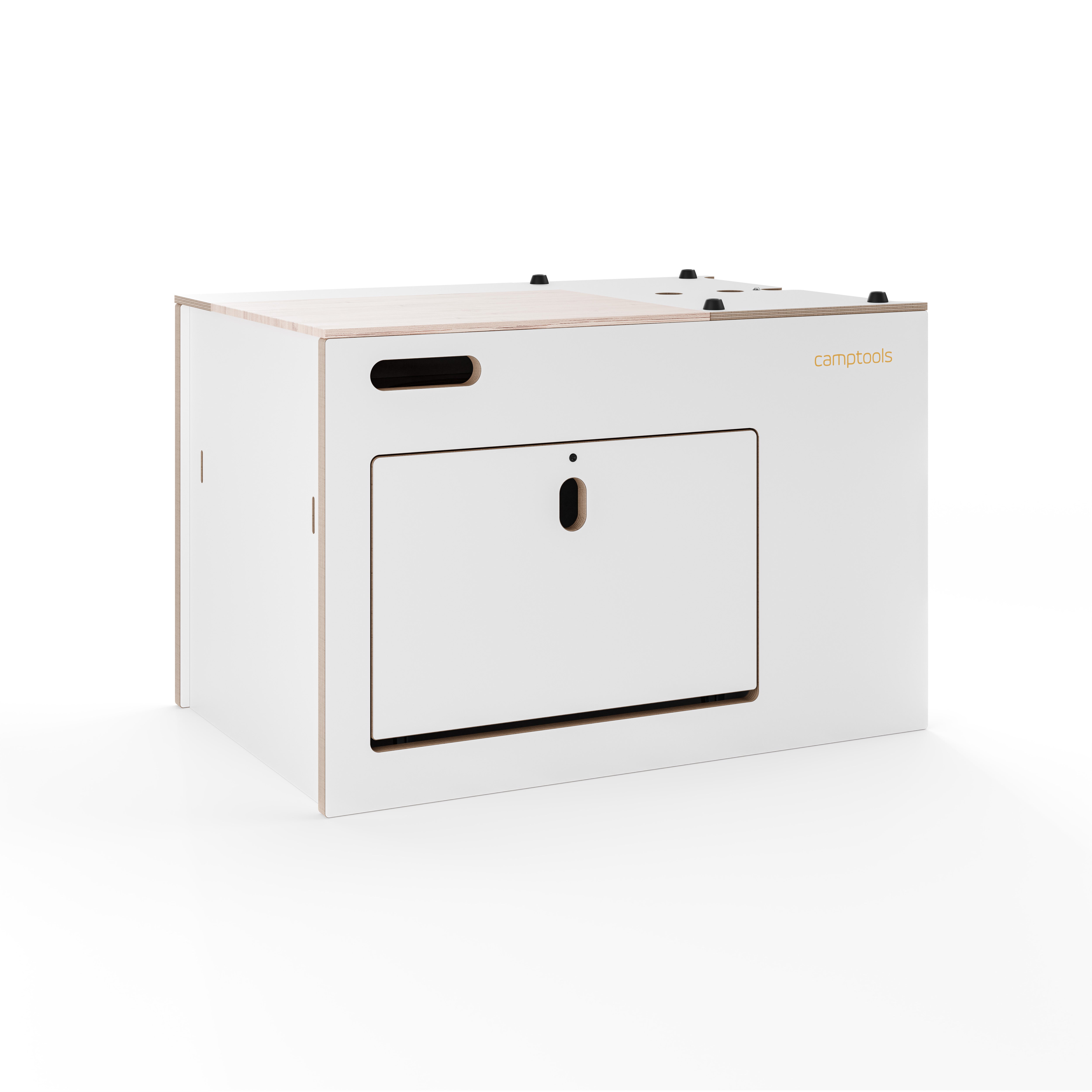 COBO Küchenbox und Kochbox mit Gaskocher im Euroboxformat