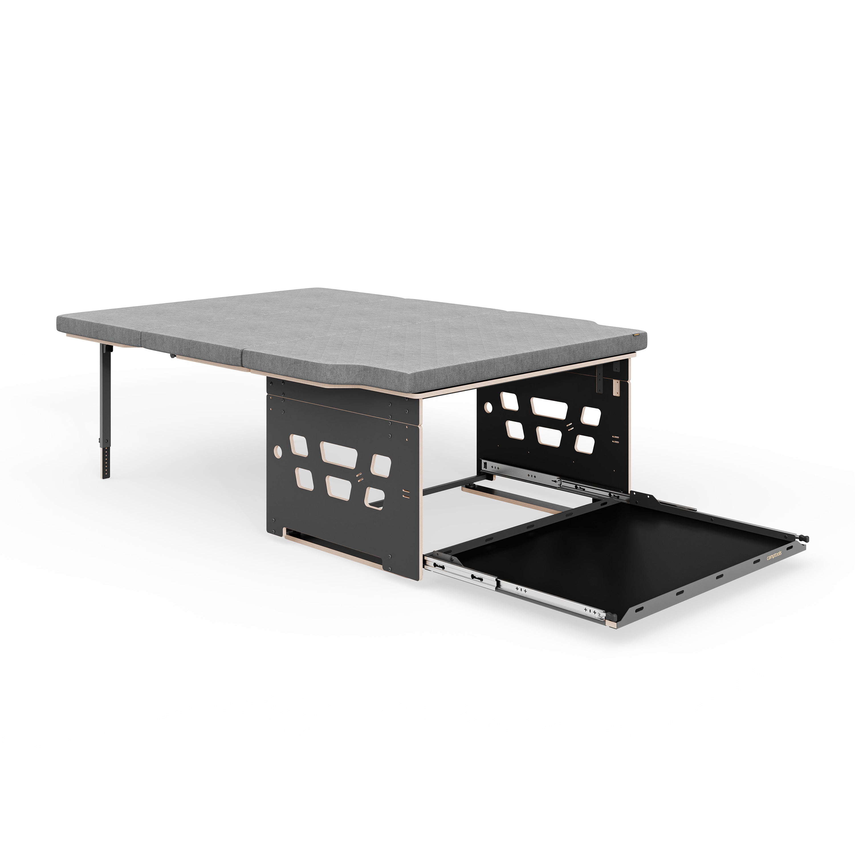 COSLEE Bettset inkl. Heckauszug und Premium-Matratze