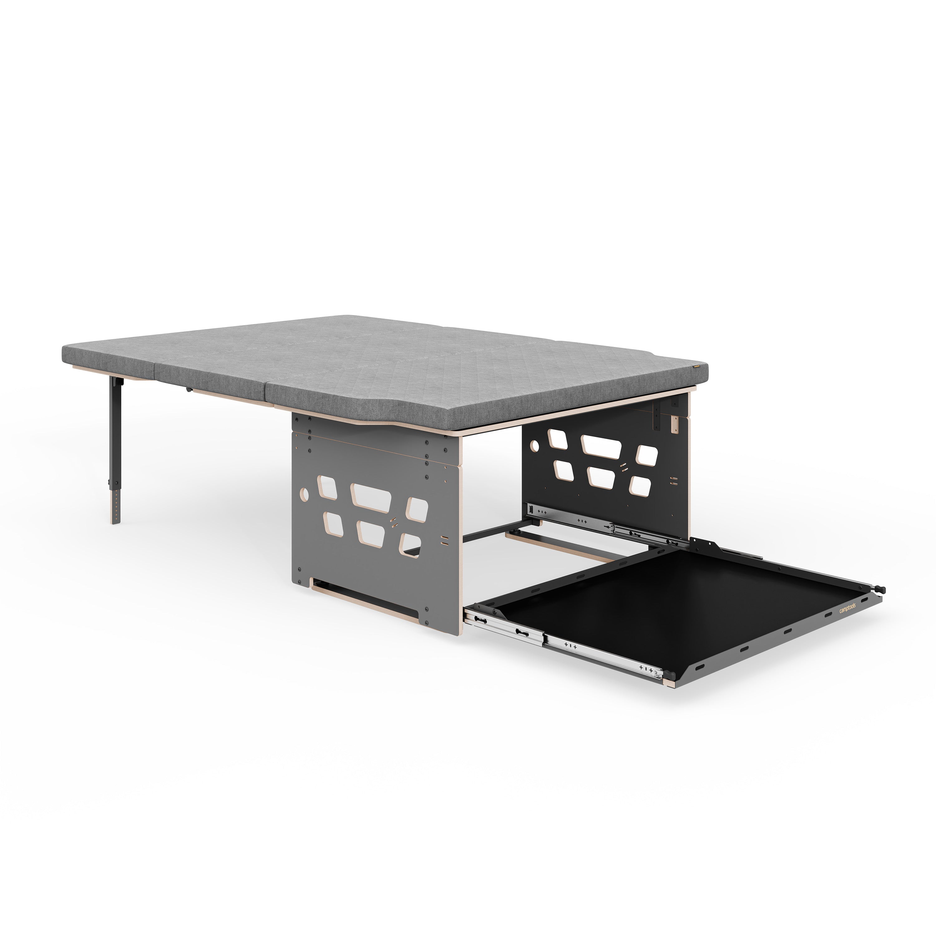 COSLEE Bettset inkl. Heckauszug und Premium-Matratze