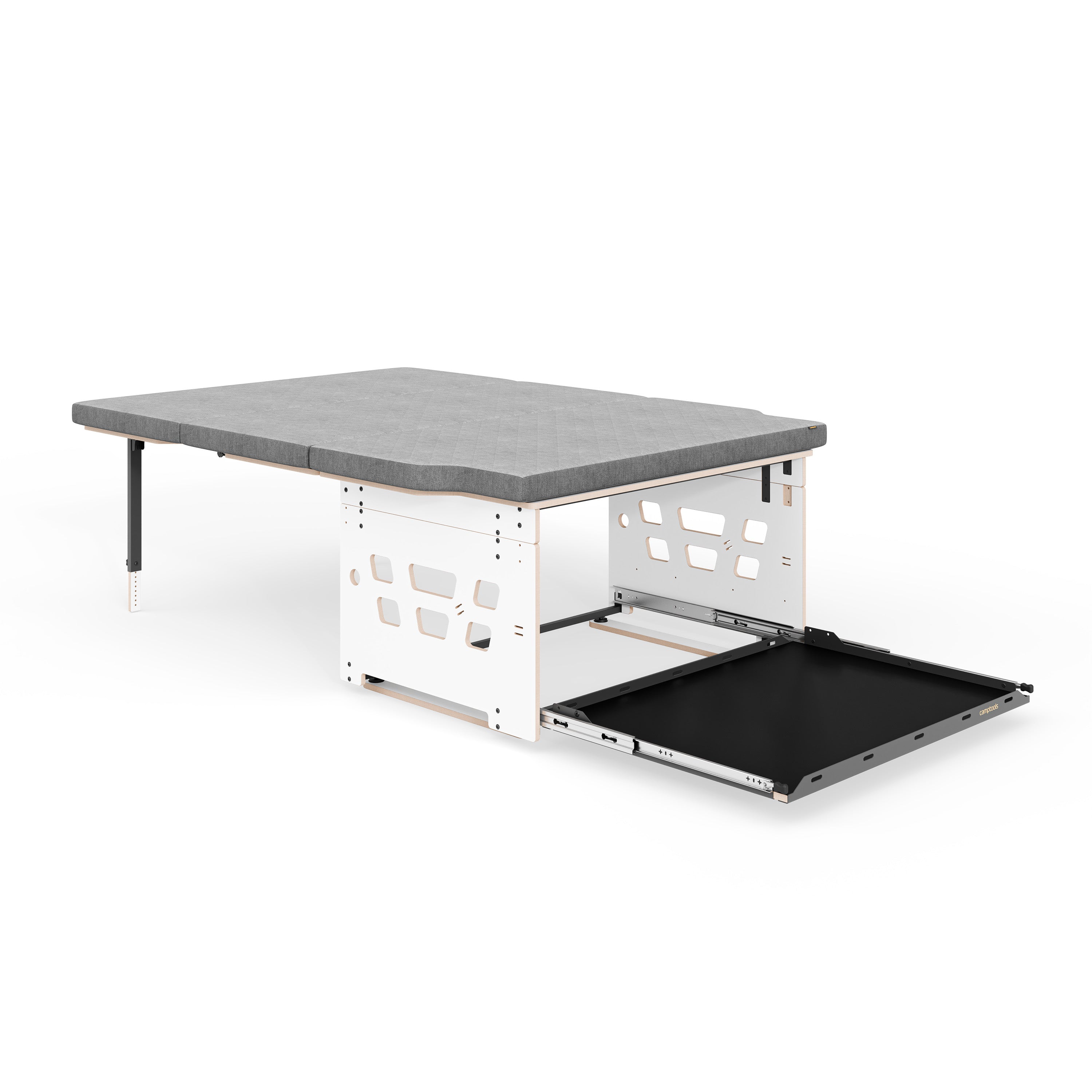 COSLEE Bettset inkl. Heckauszug und Premium-Matratze