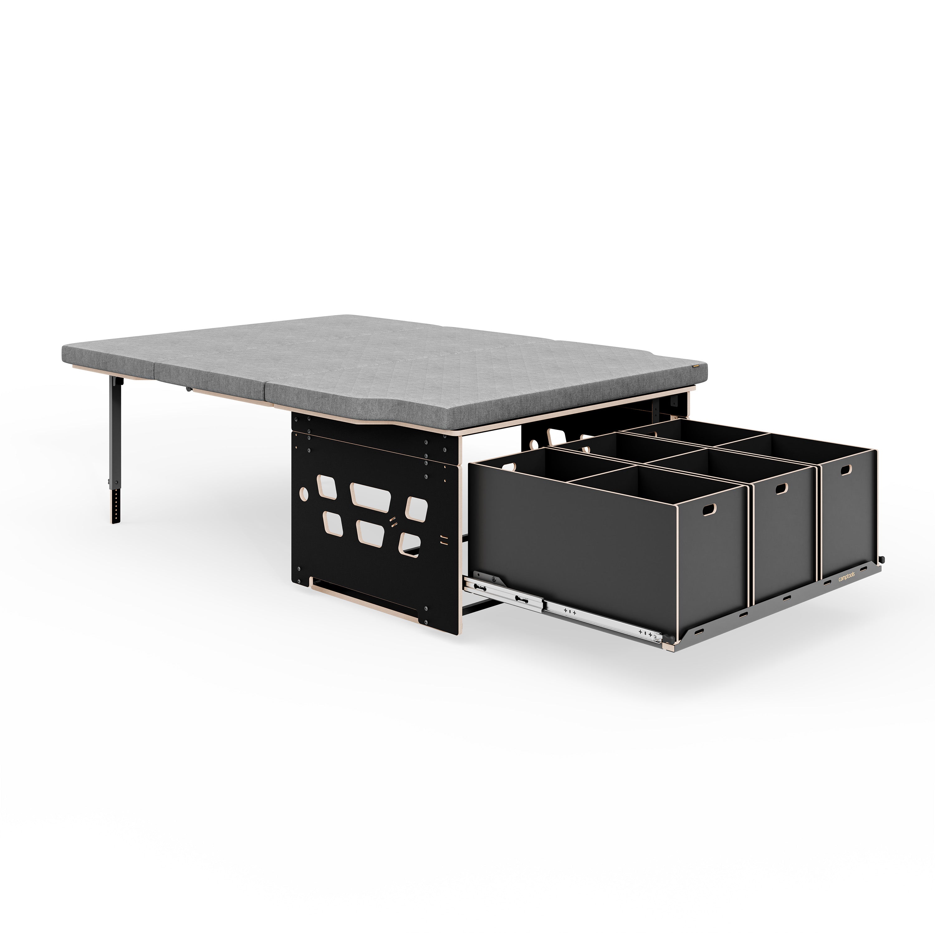 COSLEE Staukistenset inkl. Heckauszug, Staukisten und Matratze