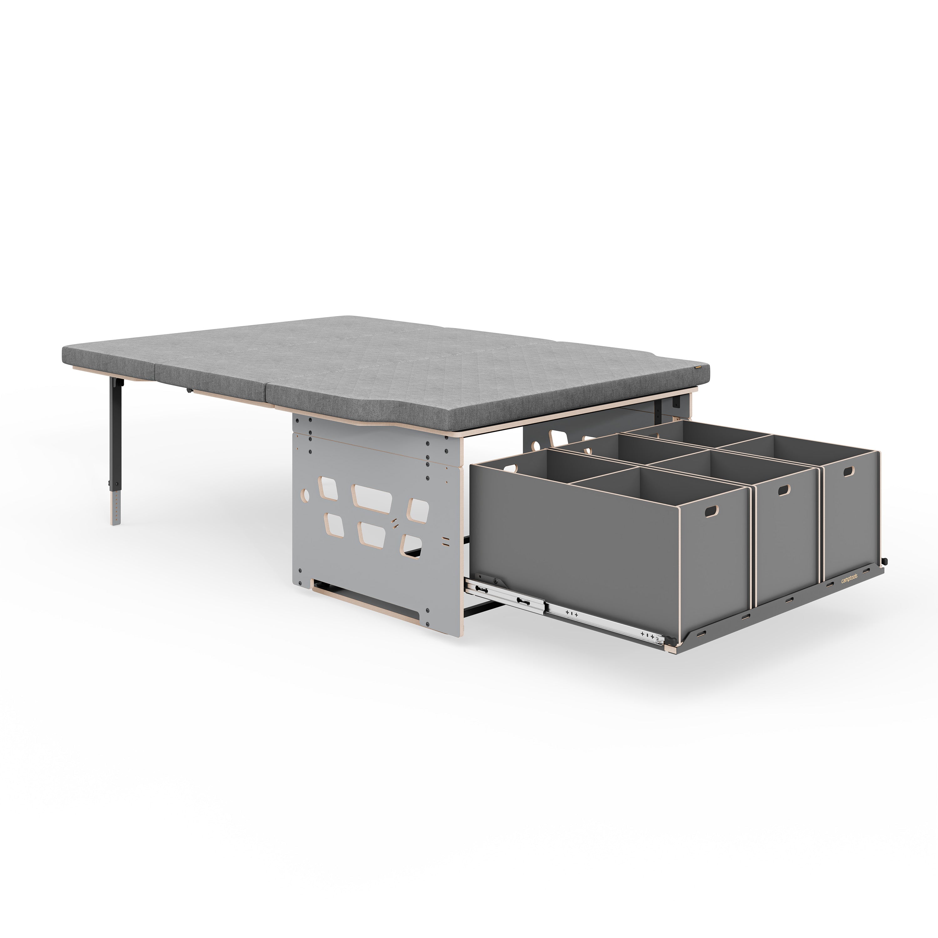 COSLEE Staukistenset inkl. Heckauszug, Staukisten und Matratze