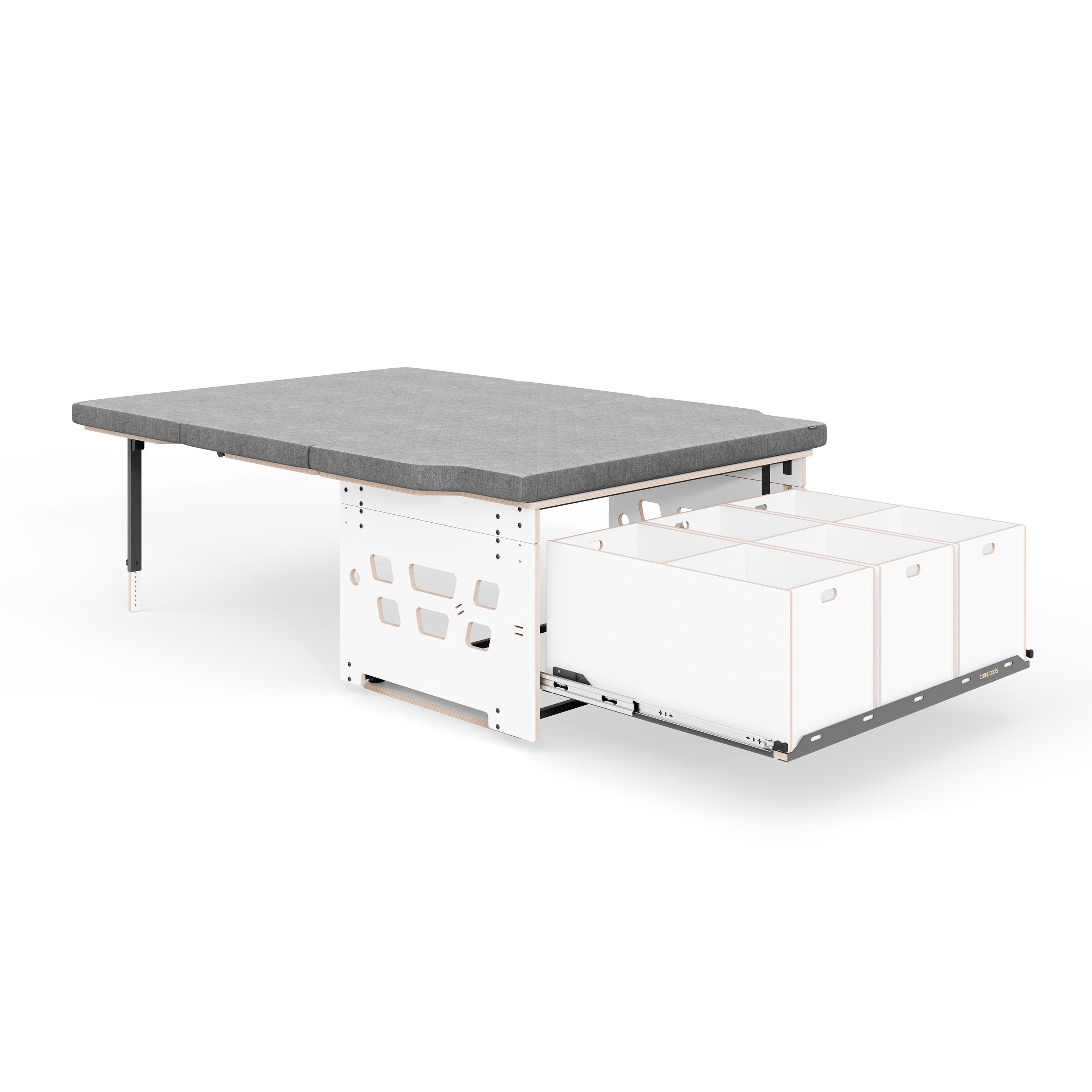 COSLEE Staukistenset inkl. Heckauszug, Staukisten und Matratze