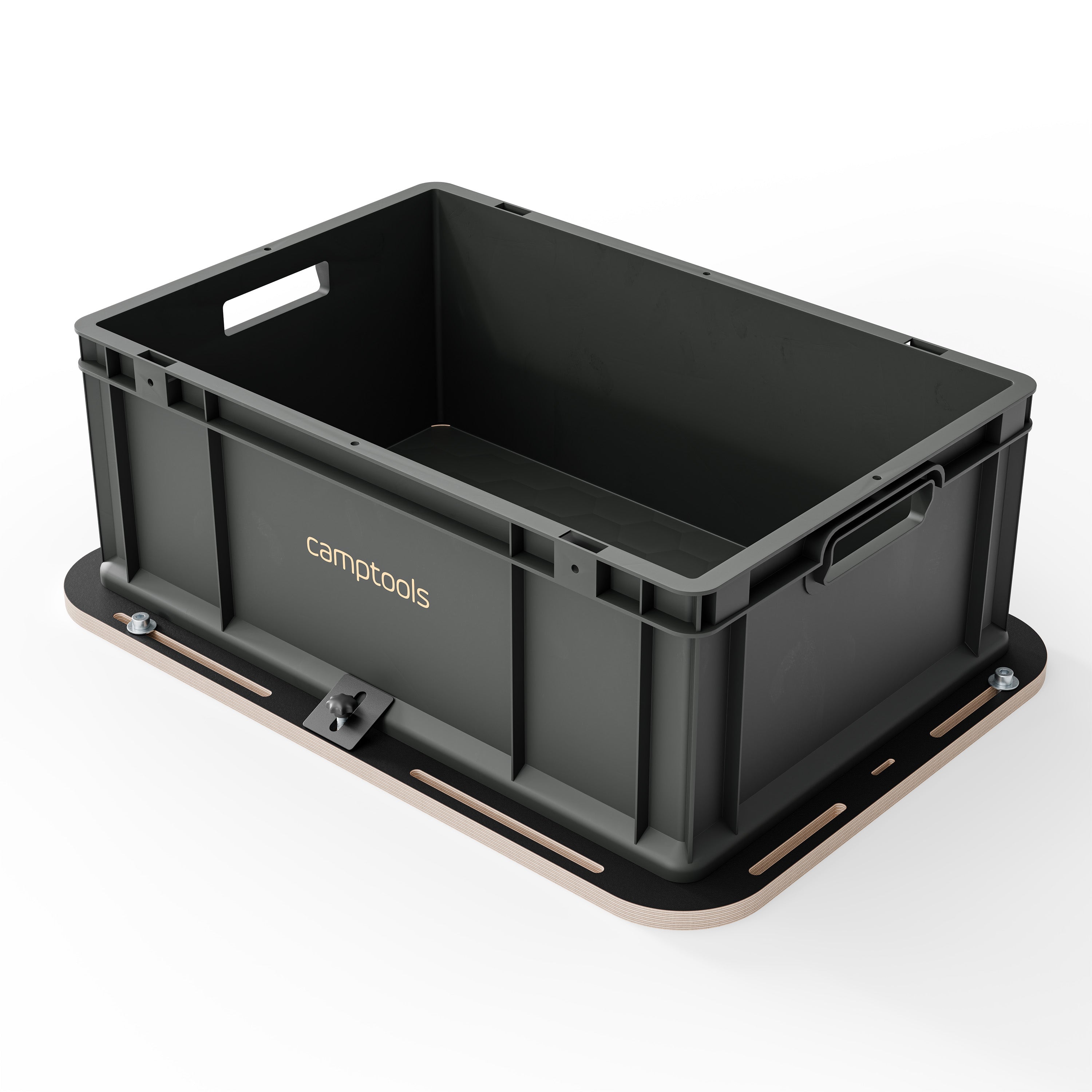 Halterung Bodenschiene für Trenntoiletten (wie Boxio) und Euroboxen