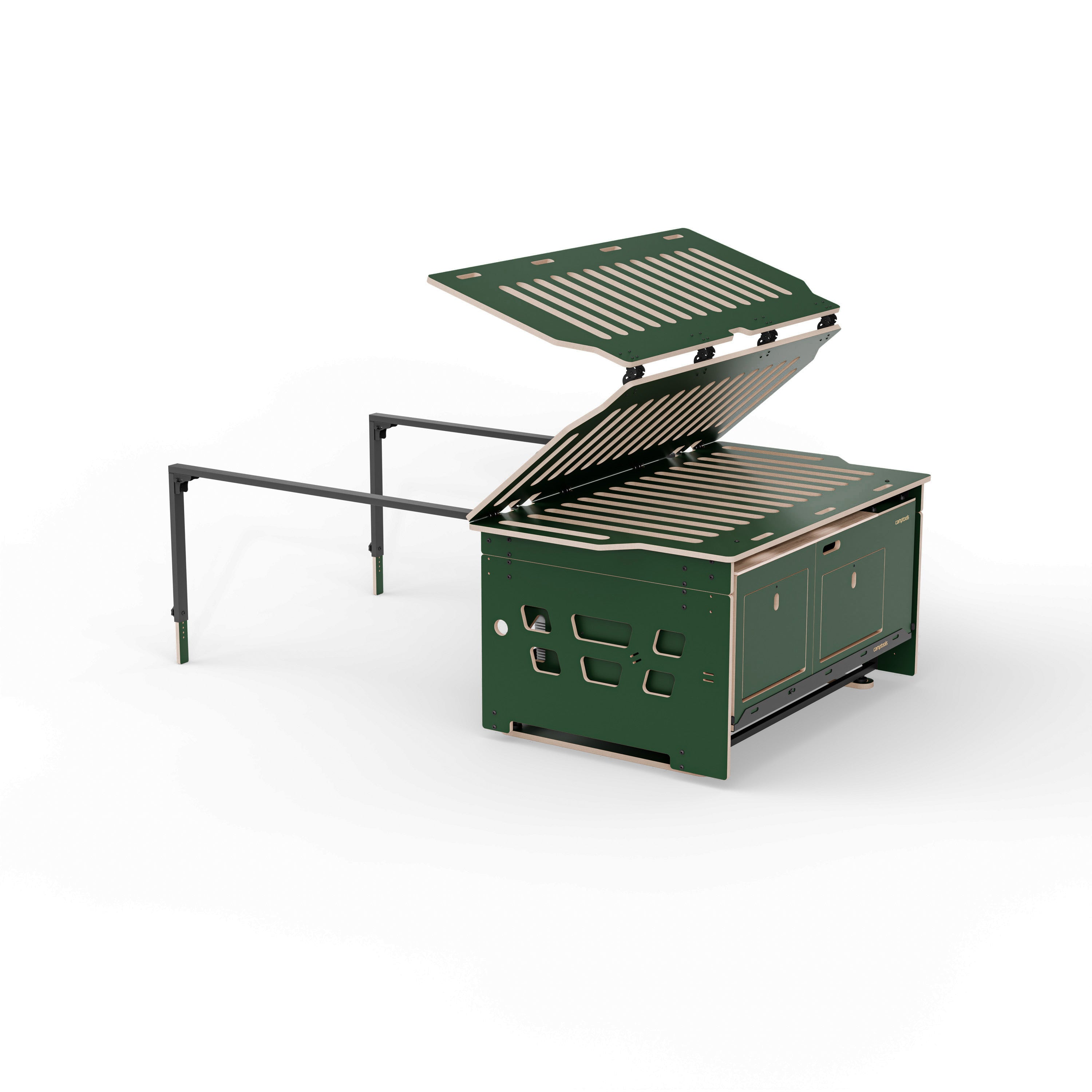 COSLEE Komplettset inkl. Küchenmodul, Wassersystem und Kühlbox