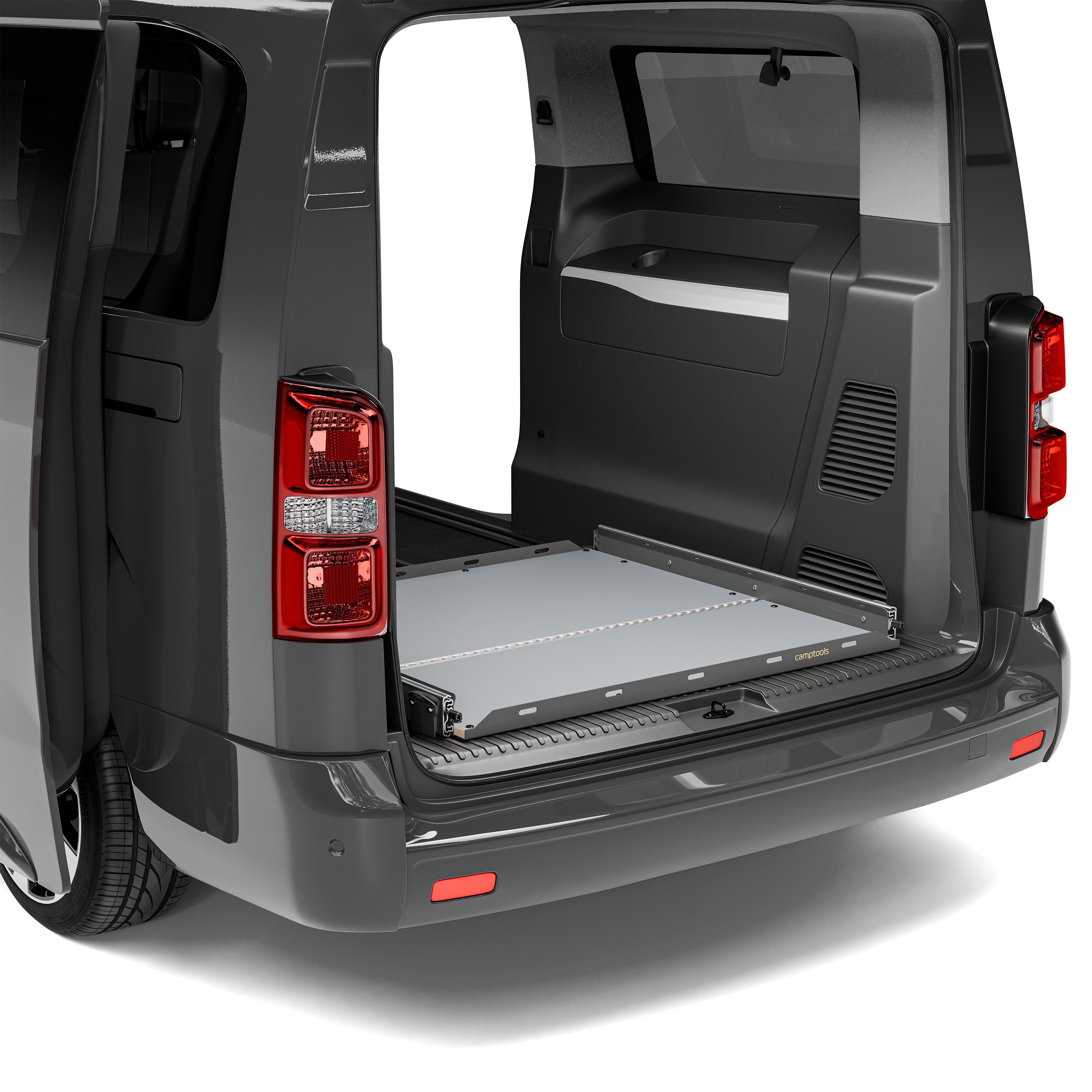 Heckauszug Opel Zafira Life mit Bodenschienen