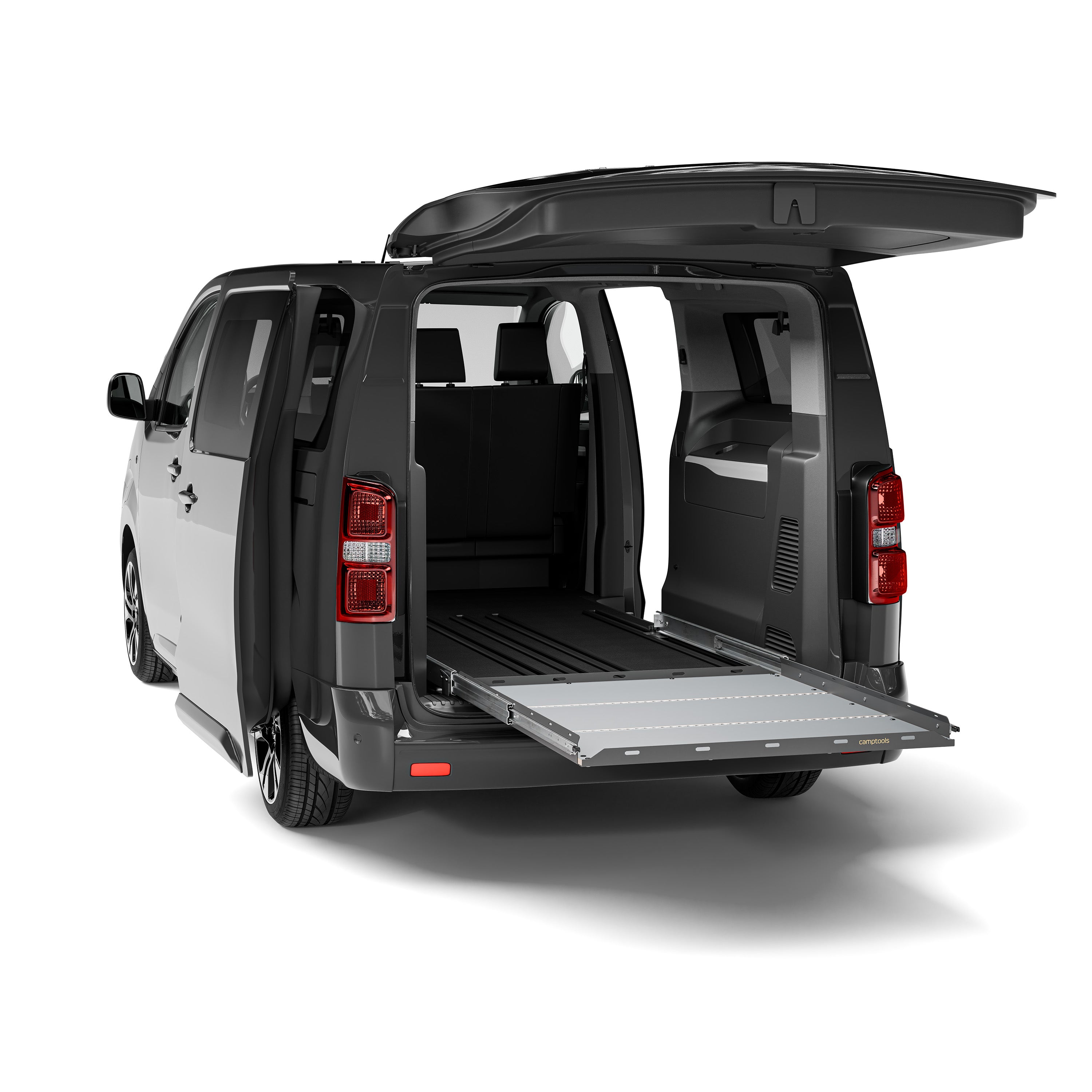 Heckauszug Opel Zafira Life mit Bodenschienen