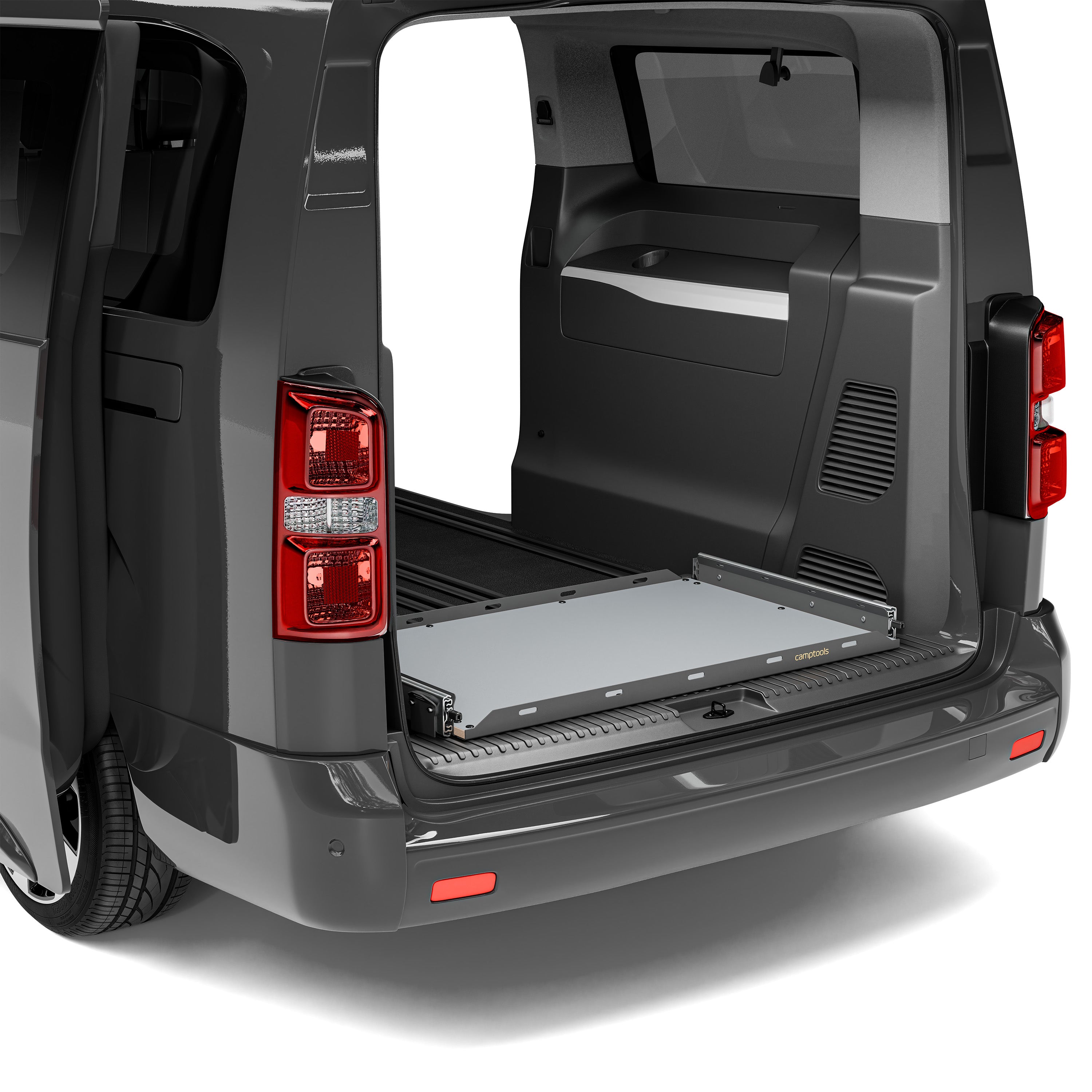 Heckauszug Opel Zafira Life mit Bodenschienen