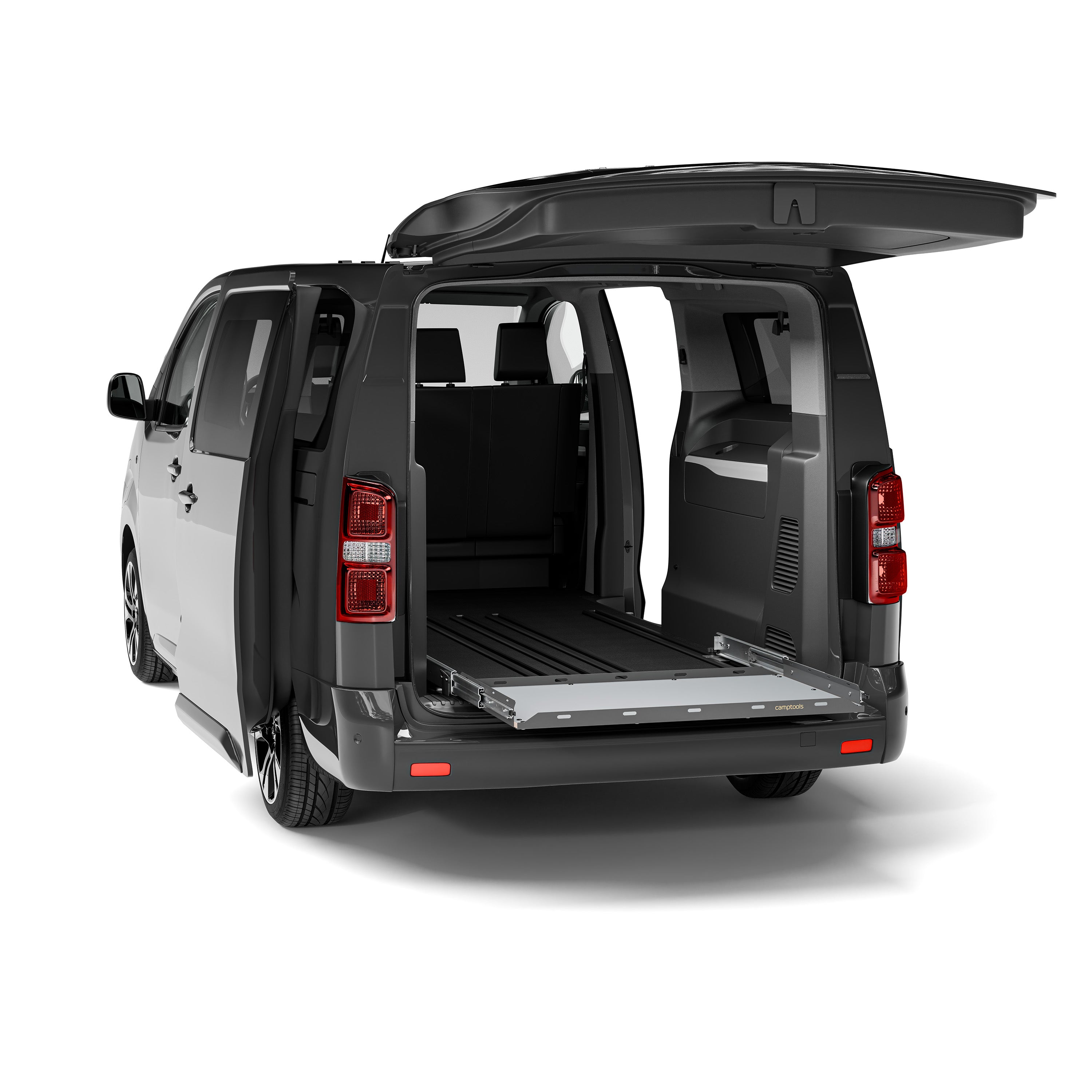 Heckauszug Opel Zafira Life mit Bodenschienen
