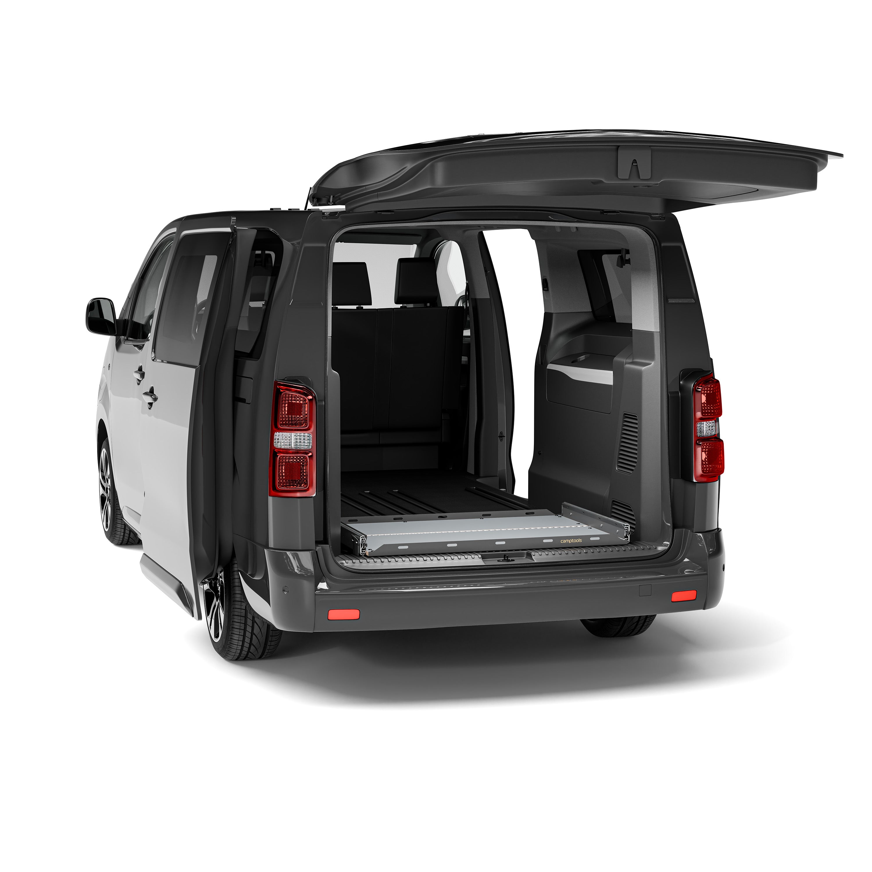 Heckauszug Opel Zafira Life mit Bodenschienen