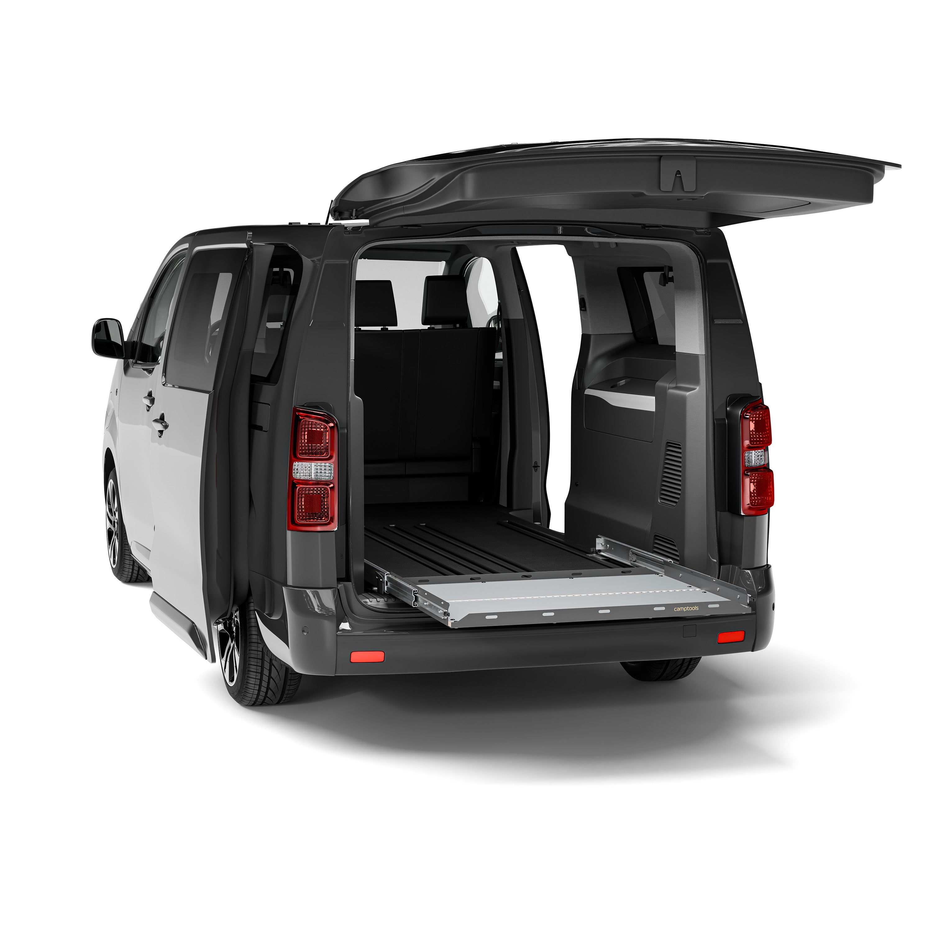 Heckauszug Opel Zafira Life mit Bodenschienen