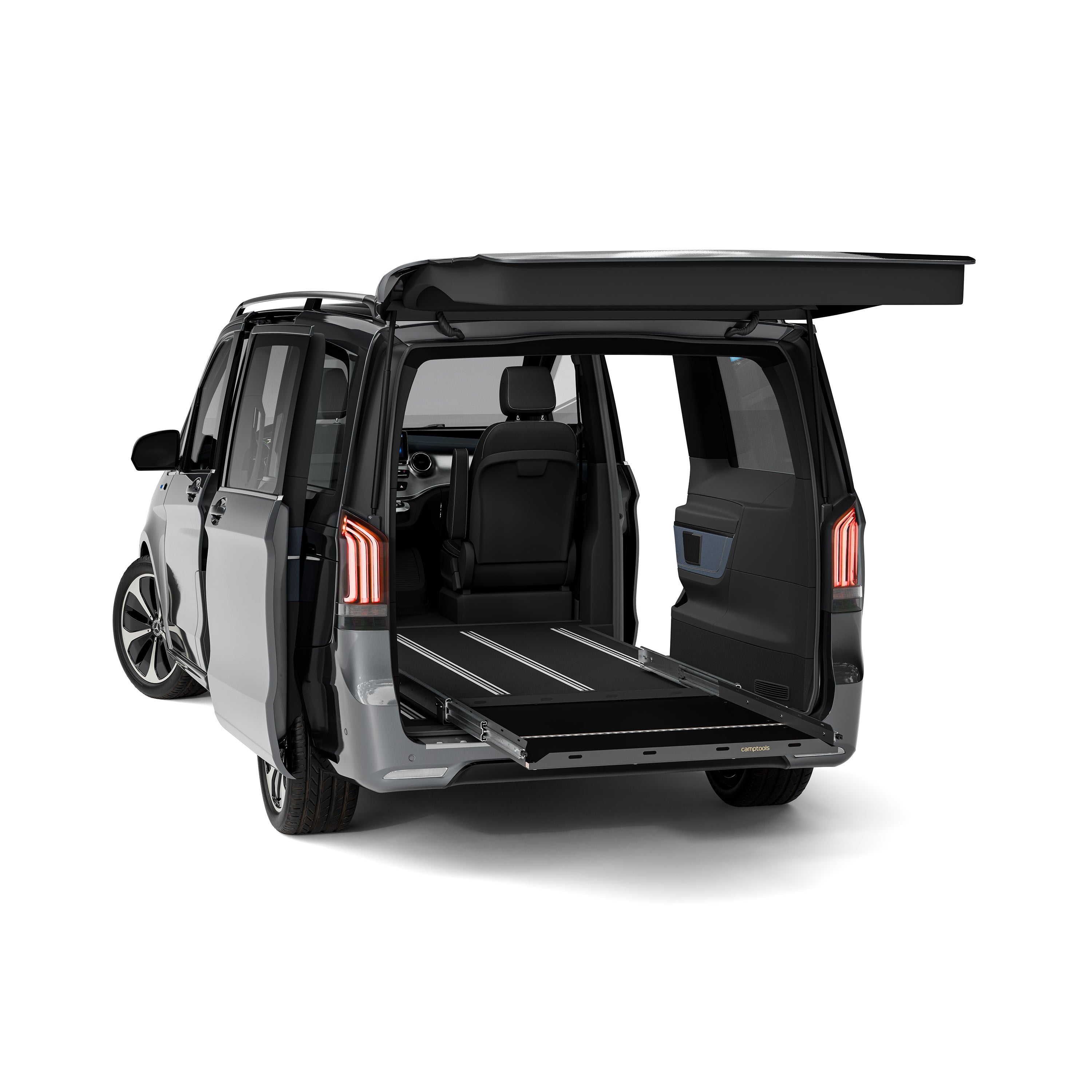 Heckauszug für Mercedes Viano W639 mit Bodenschiene