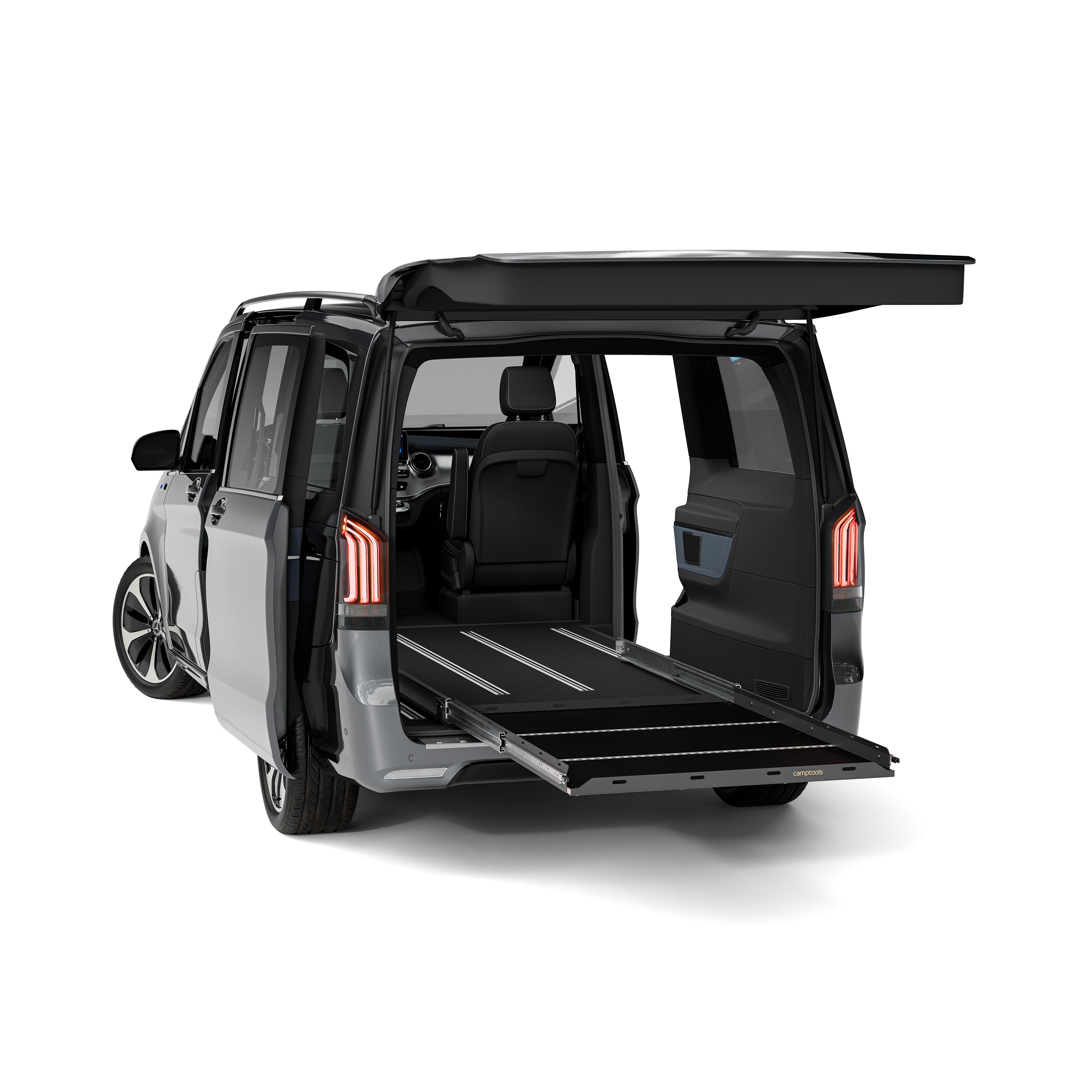 Heckauszug für Mercedes Viano W639 mit Bodenschiene