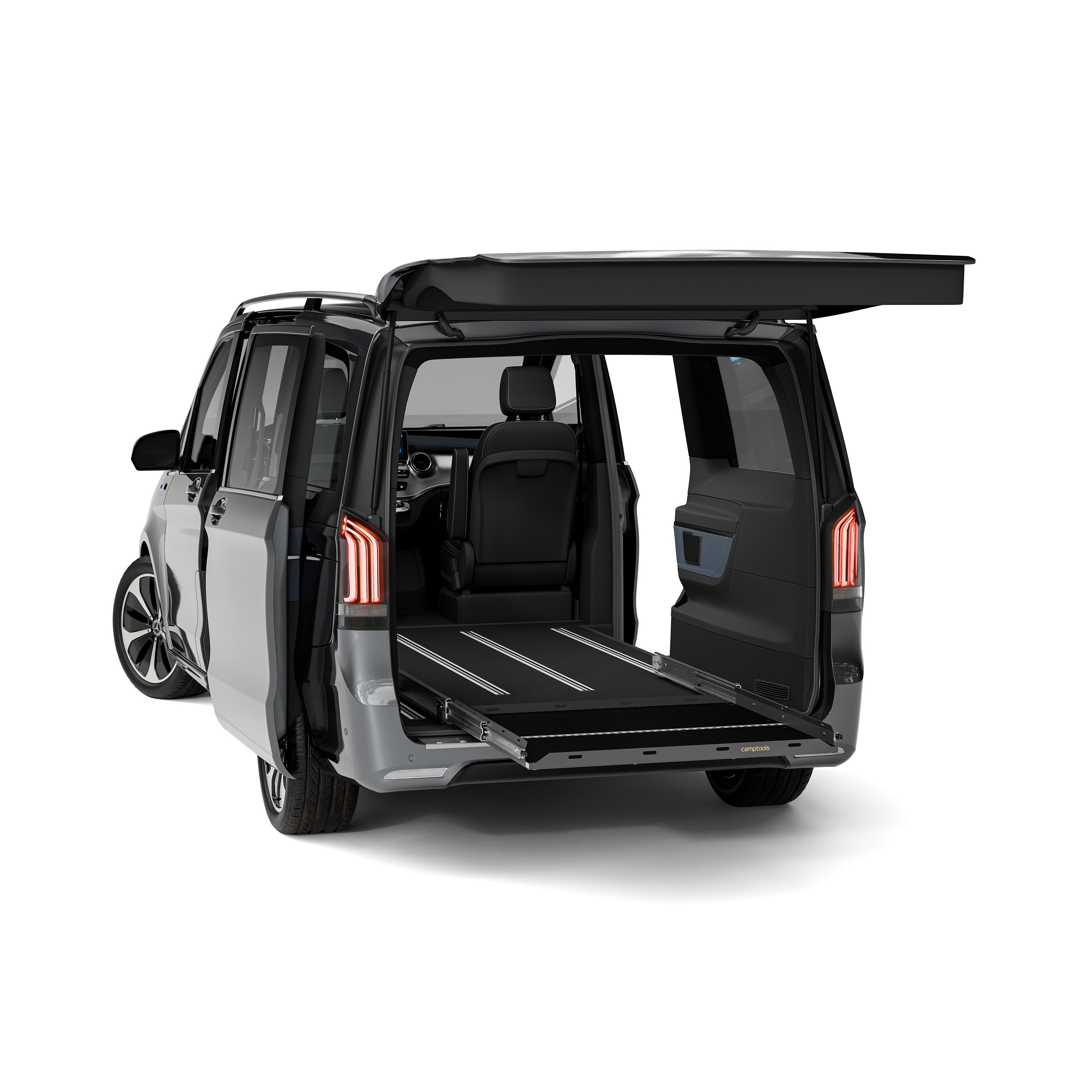 Heckauszug für Mercedes Viano W639 mit Bodenschiene