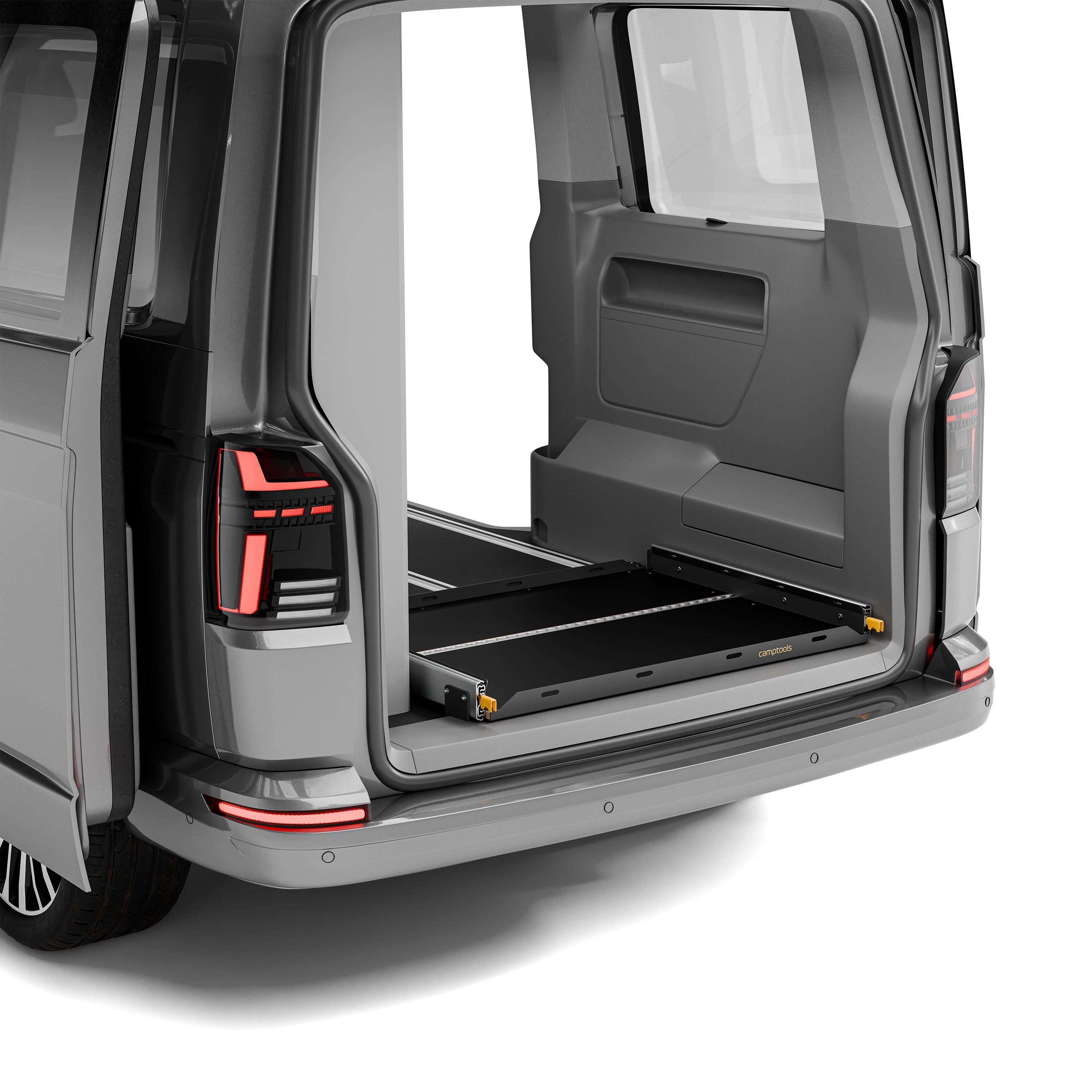 Heckauszug für VW T5, T6 & T6.1 California Ocean, Coast und Beach mit Staukiste