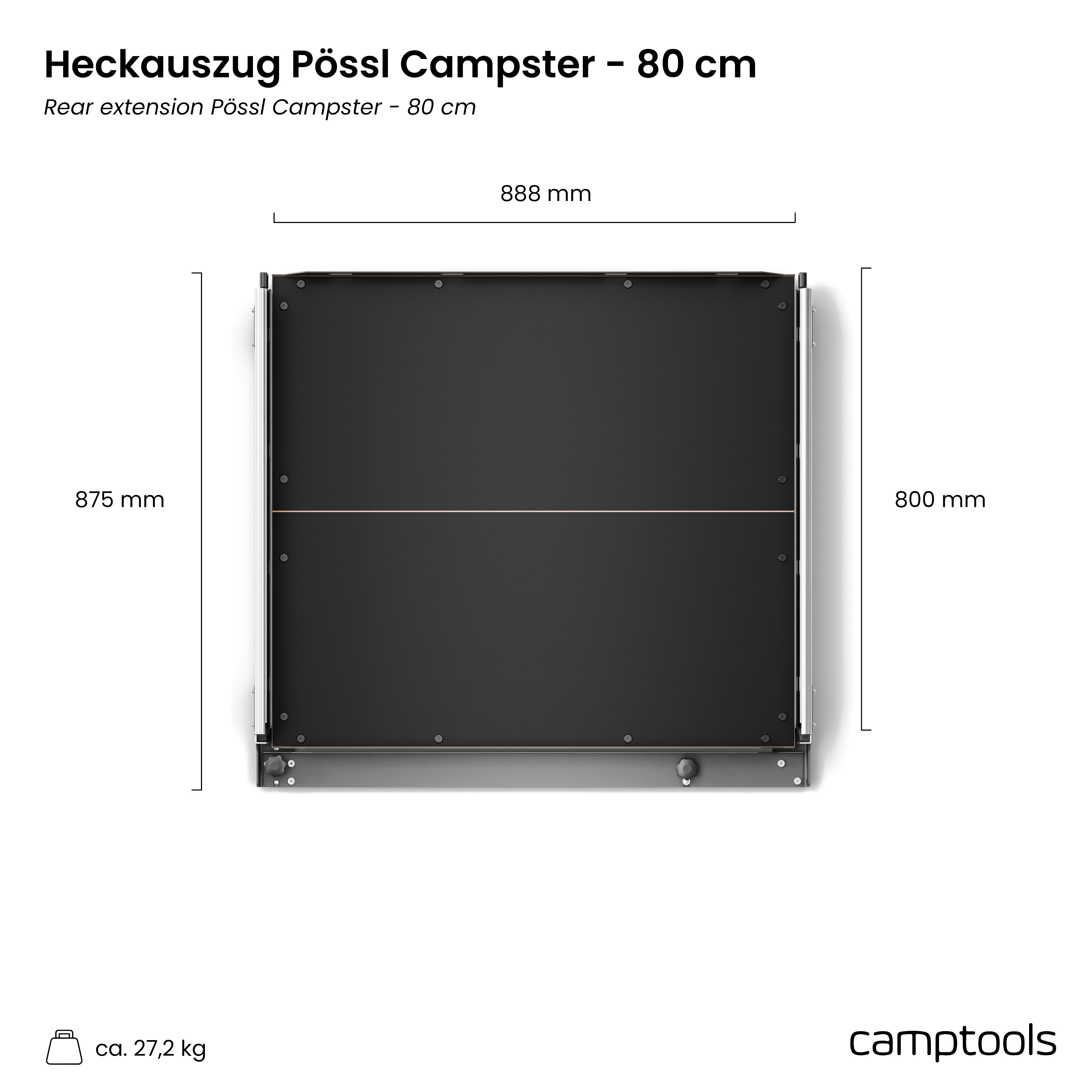 Heckauszug für Pössl Campster