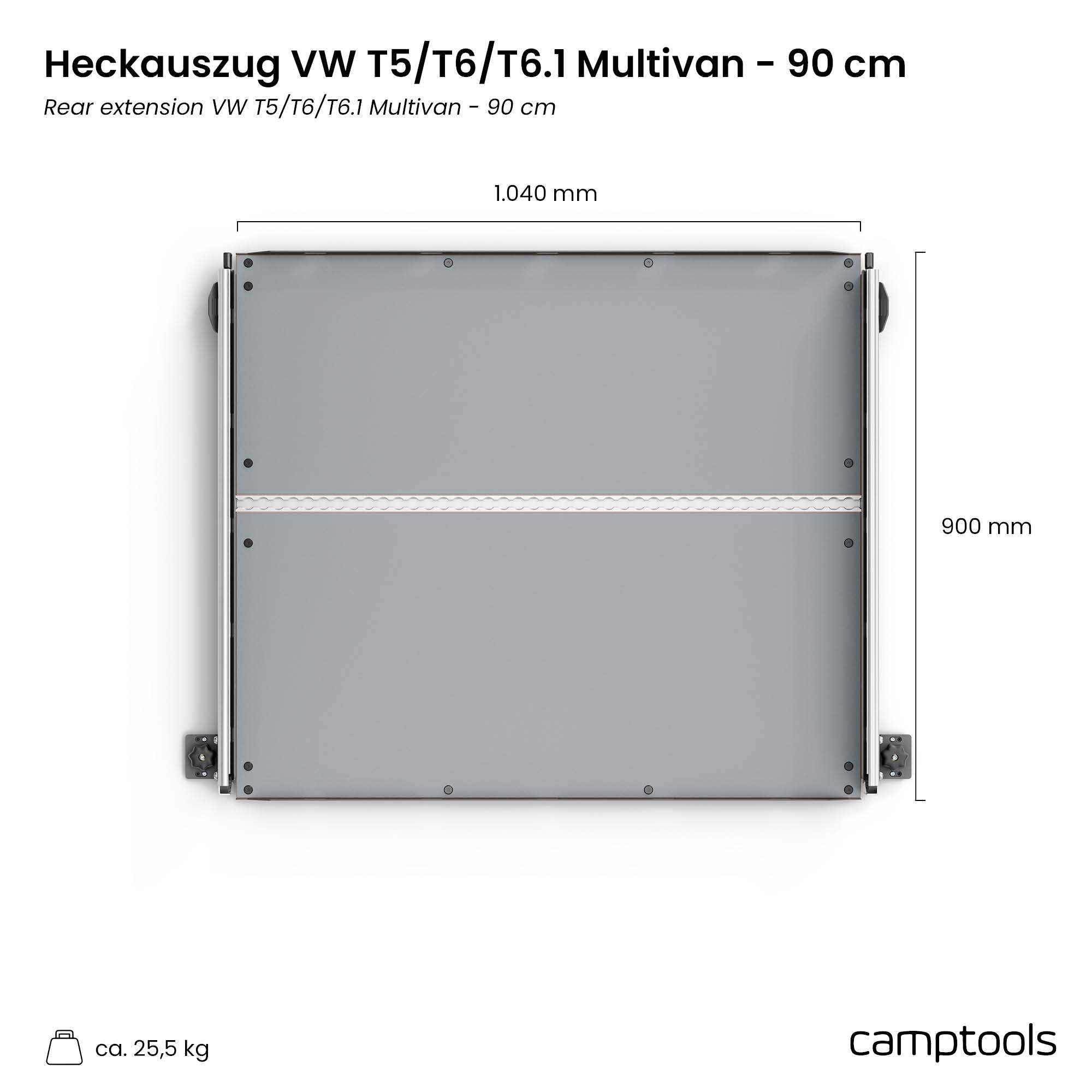 Heckauszug für VW T6.1 Multivan, California Beach, Transporter & Caravelle