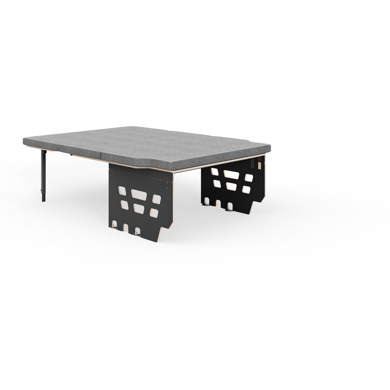 Schlaf- und Bettsystem HIGHLINE in Graphitschwarz mit Matratze