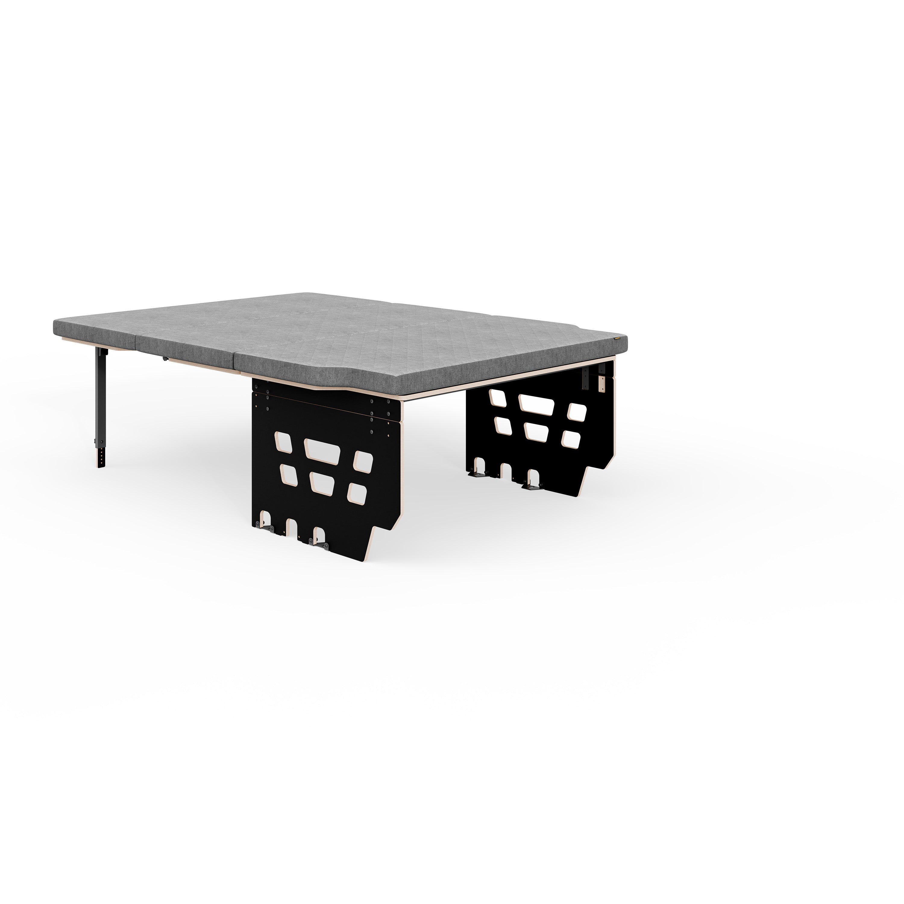 Schlaf- und Bettsystem HIGHLINE in Nachtschwarz mit Matratze