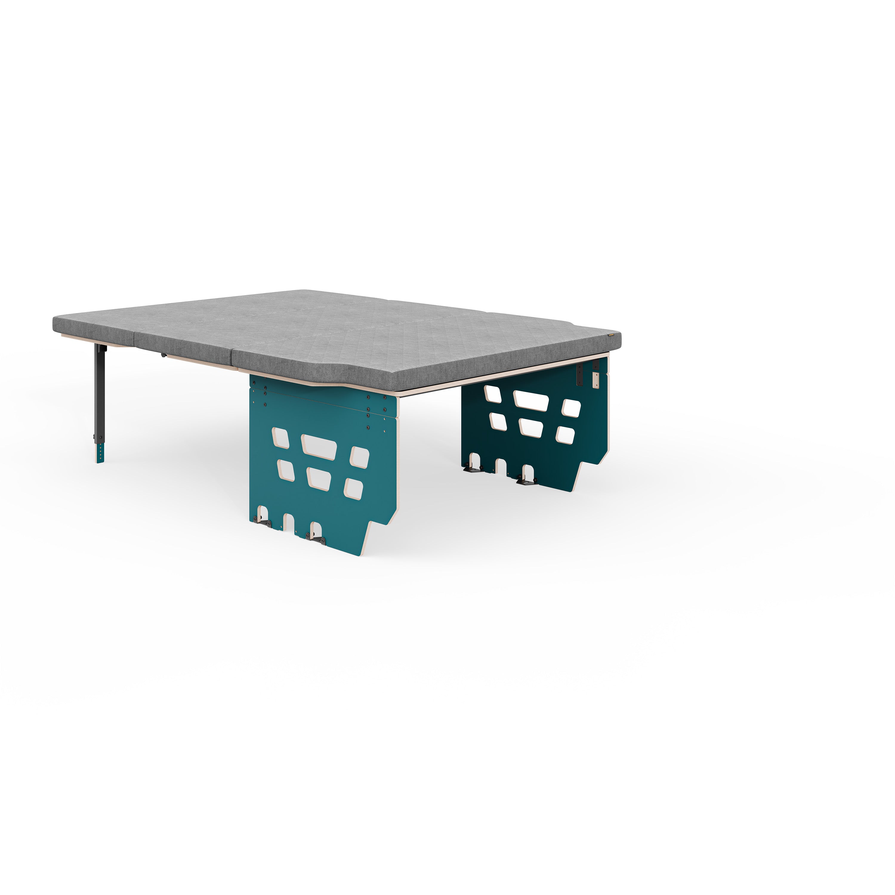 Schlaf- und Bettsystem HIGHLINE in Niagaragrün mit Matratze