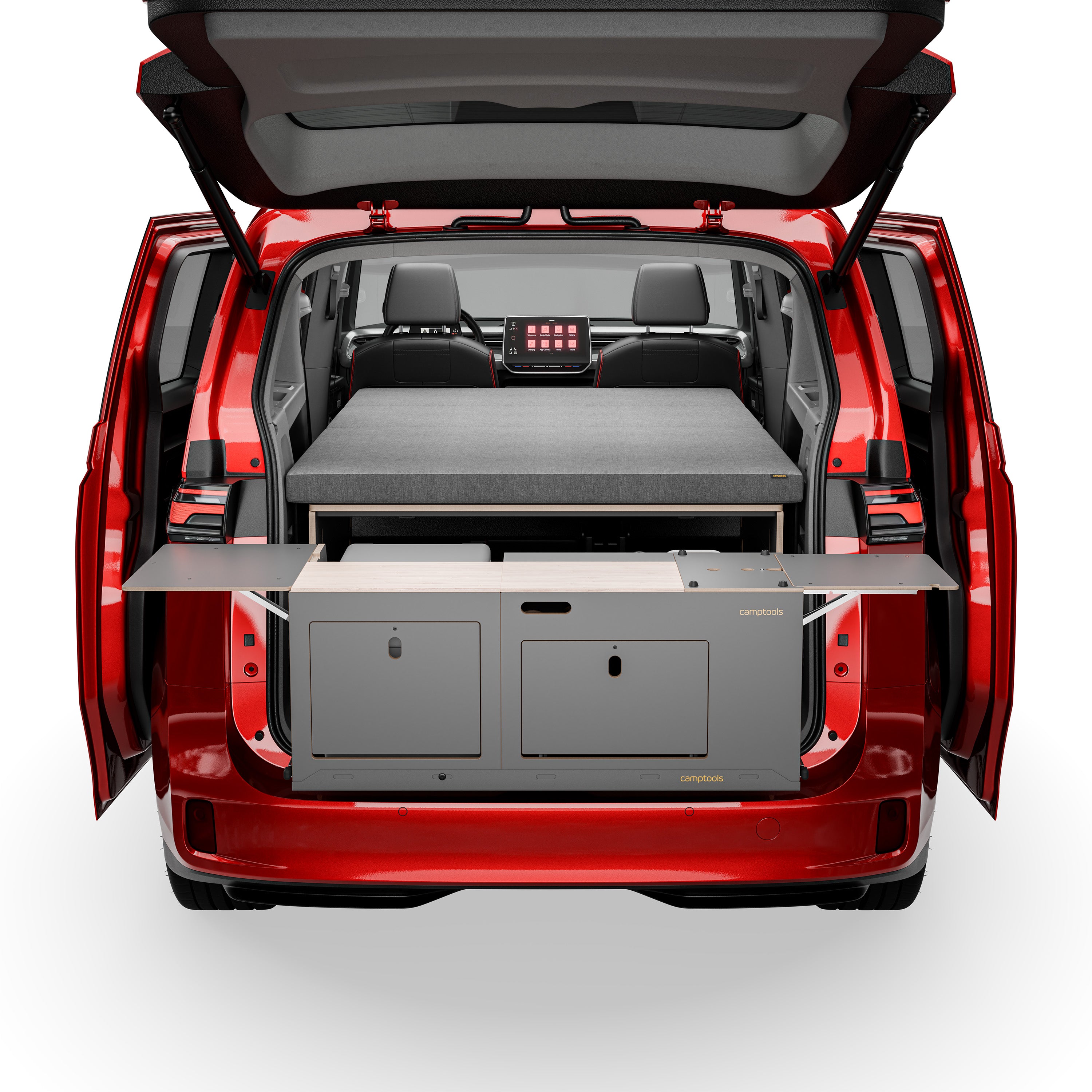 COSLEE KOMPAKT Komplettset inkl. Küchenmodul, Wassersystem und Kühlbox