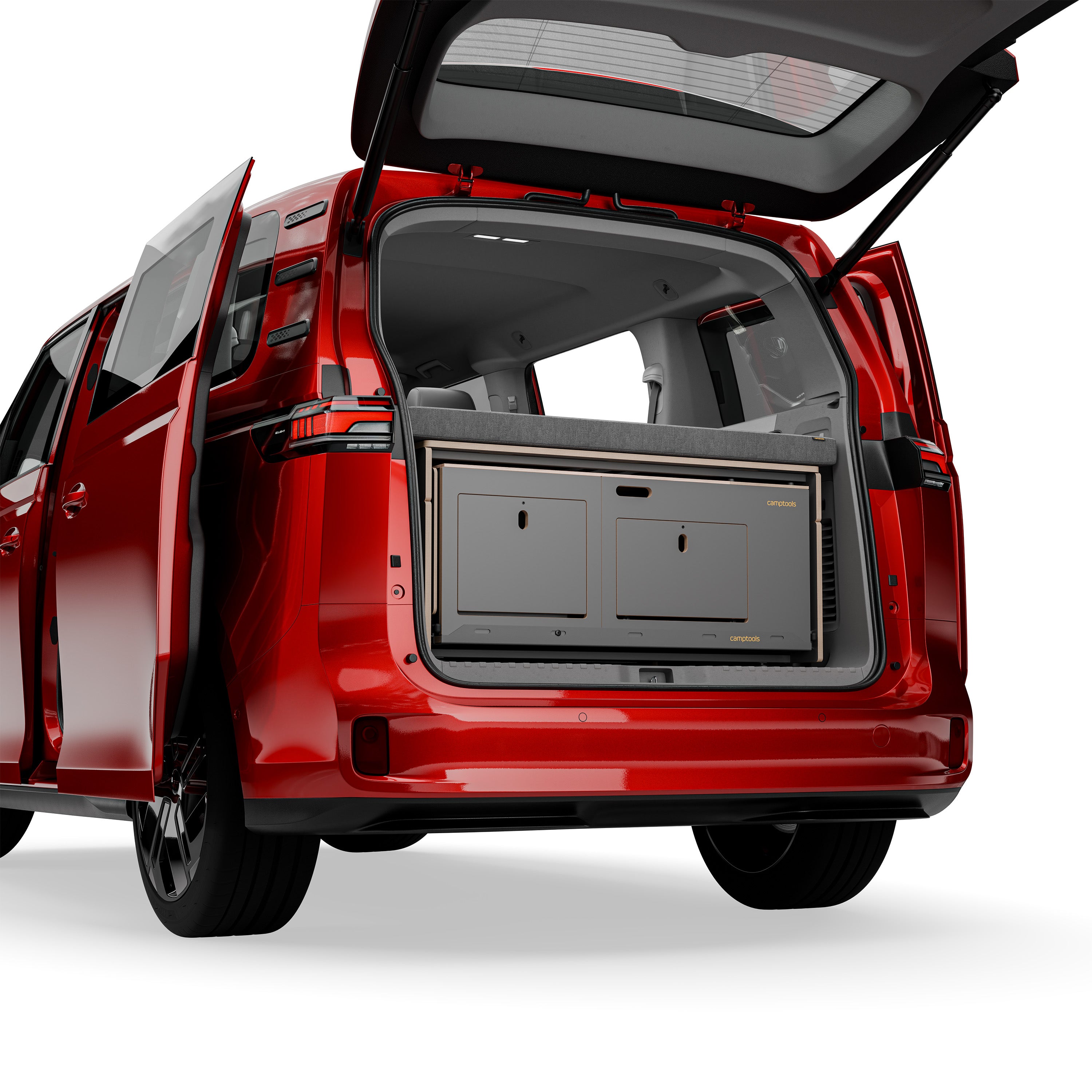 COSLEE KOMPAKT Komplettset inkl. Küchenmodul, Wassersystem und Kühlbox