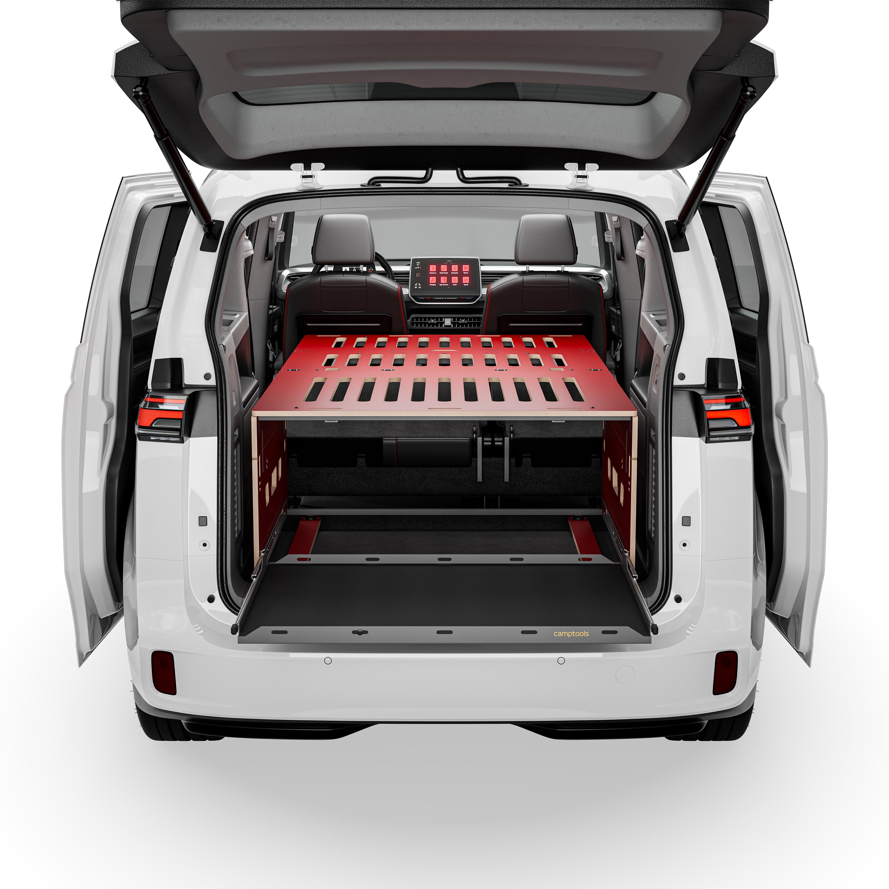 COSLEE KOMPAKT Bettset inkl. Heckauszug und Premium-Matratze