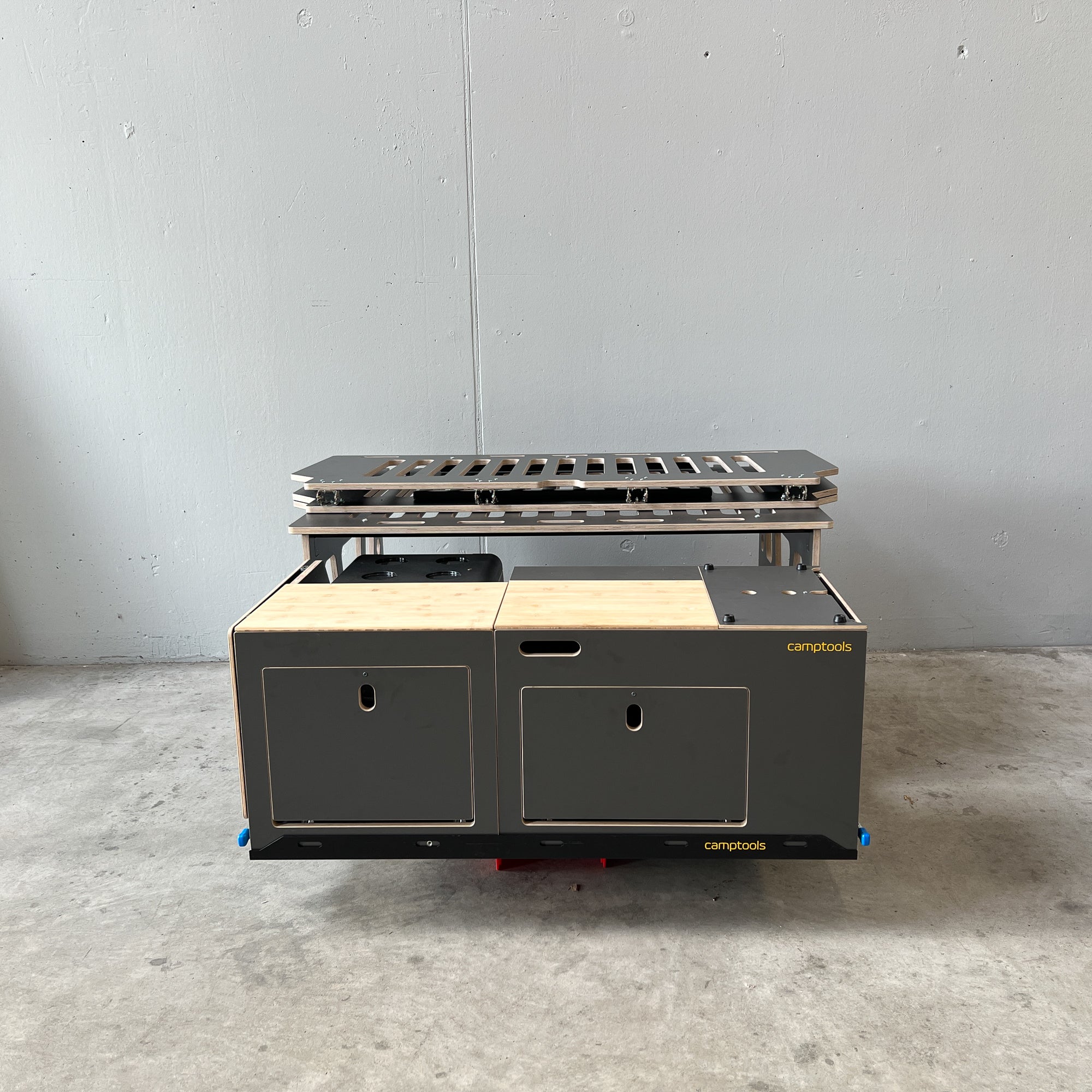 COSLEE Komplettset inkl. Küchenmodul, Wassersystem und Kühlbox