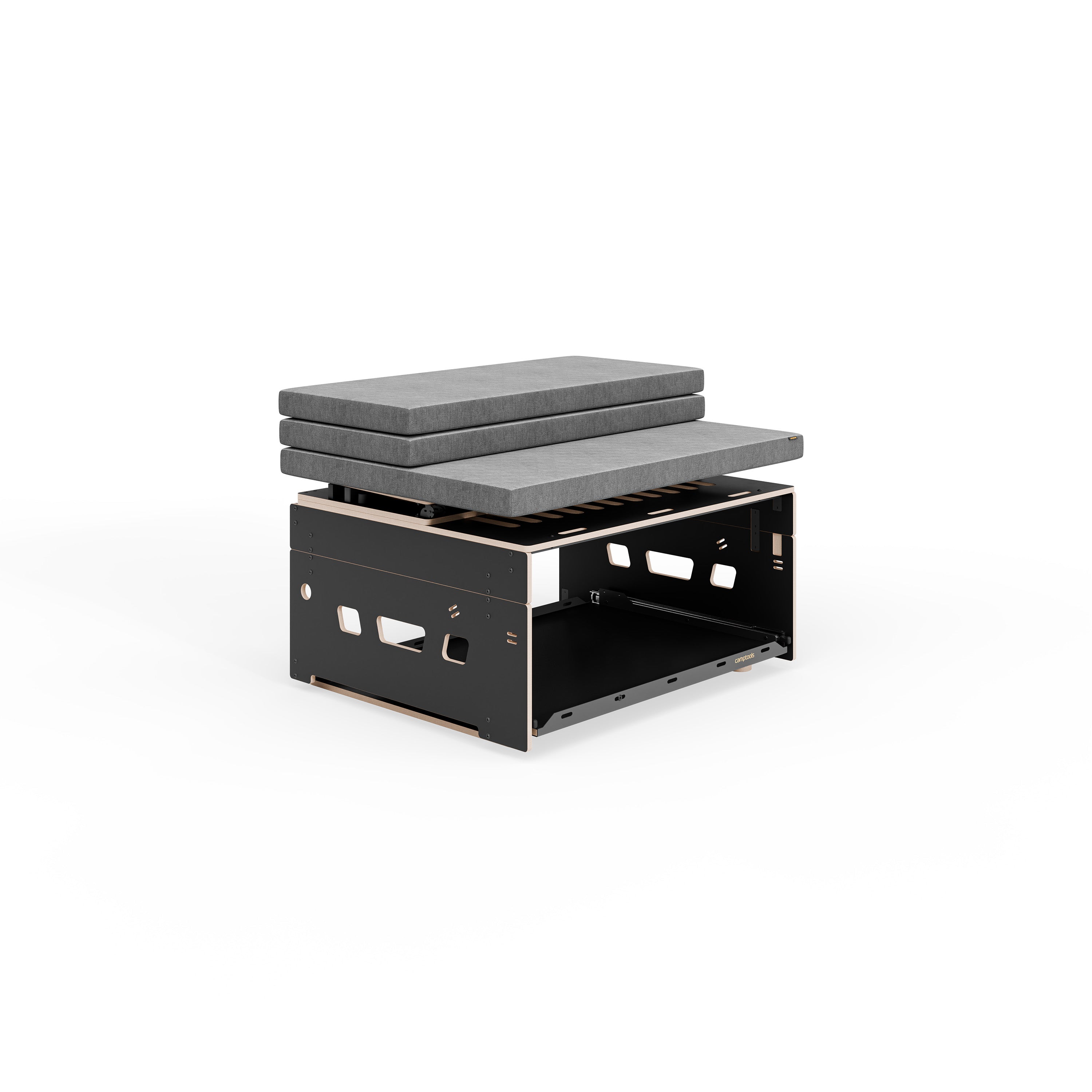 COSLEE KOMPAKT Bettset inkl. Heckauszug und Premium-Matratze