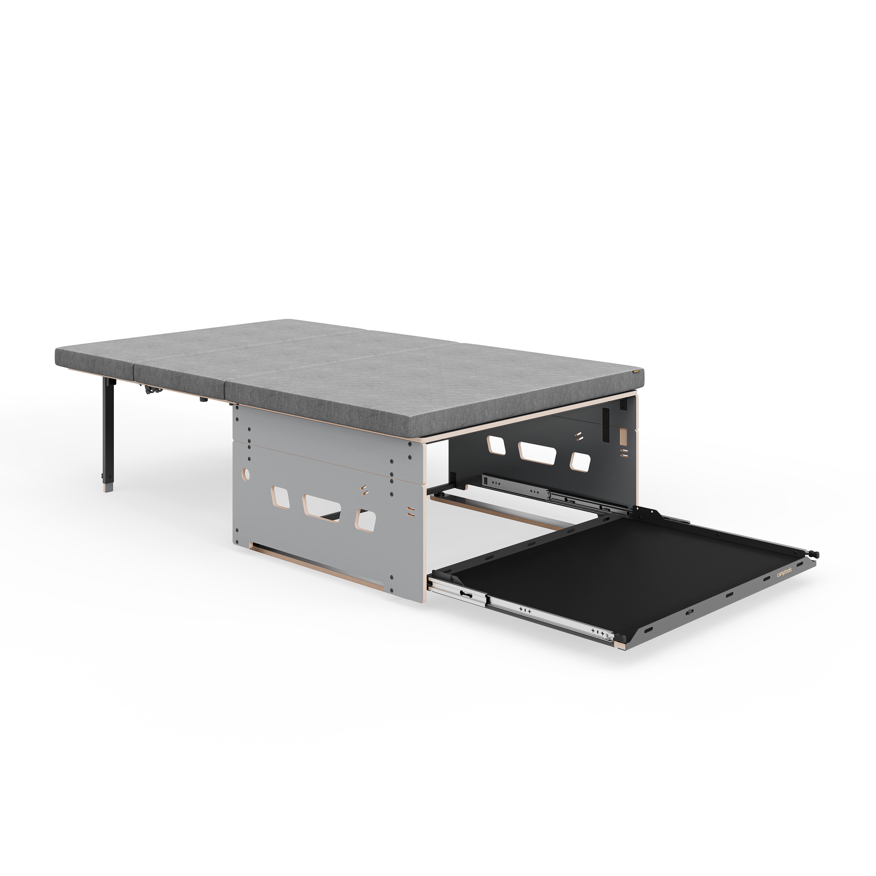 COSLEE KOMPAKT Bettset inkl. Heckauszug und Premium-Matratze