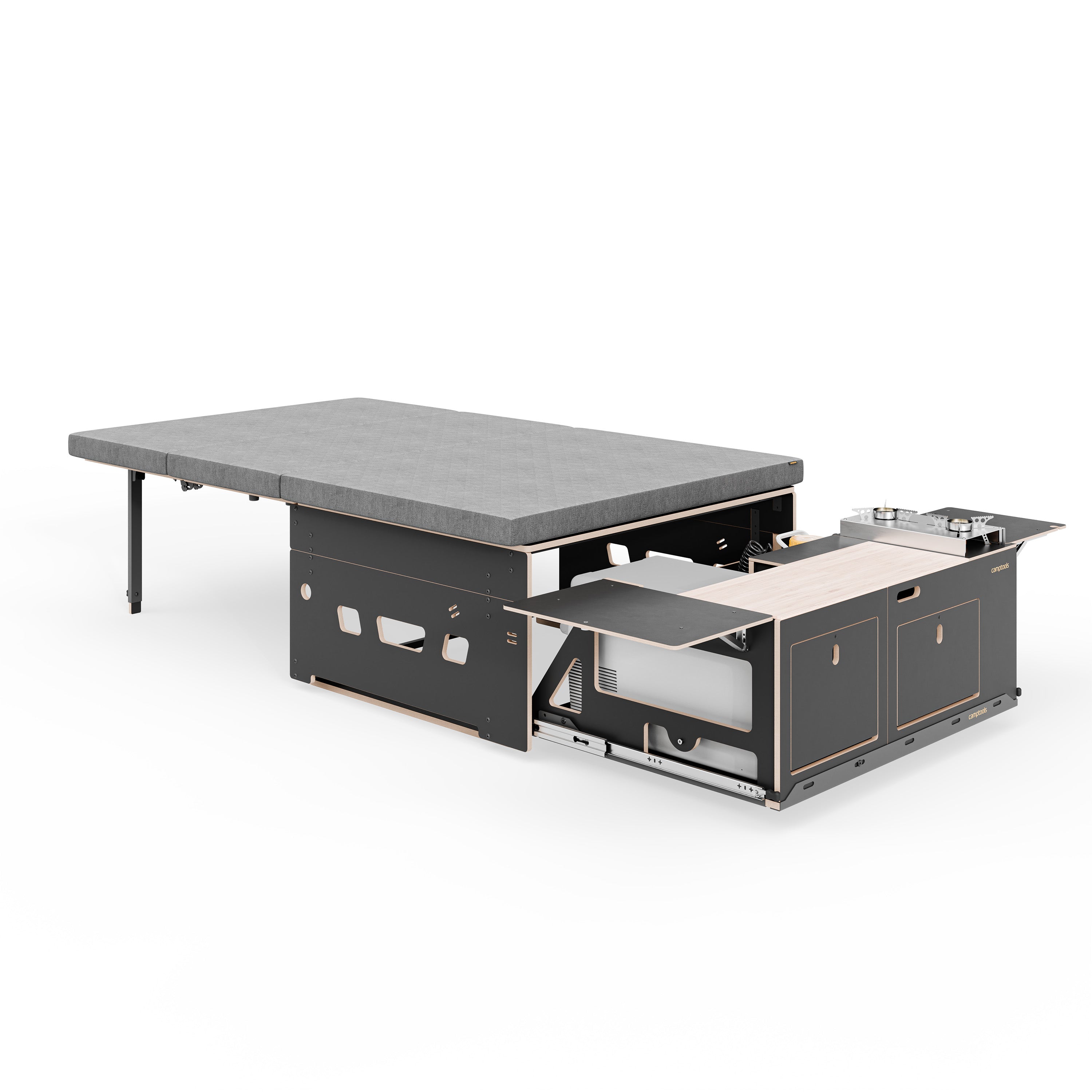 COSLEE KOMPAKT Komplettset inkl. Küchenmodul, Wassersystem und Kühlbox