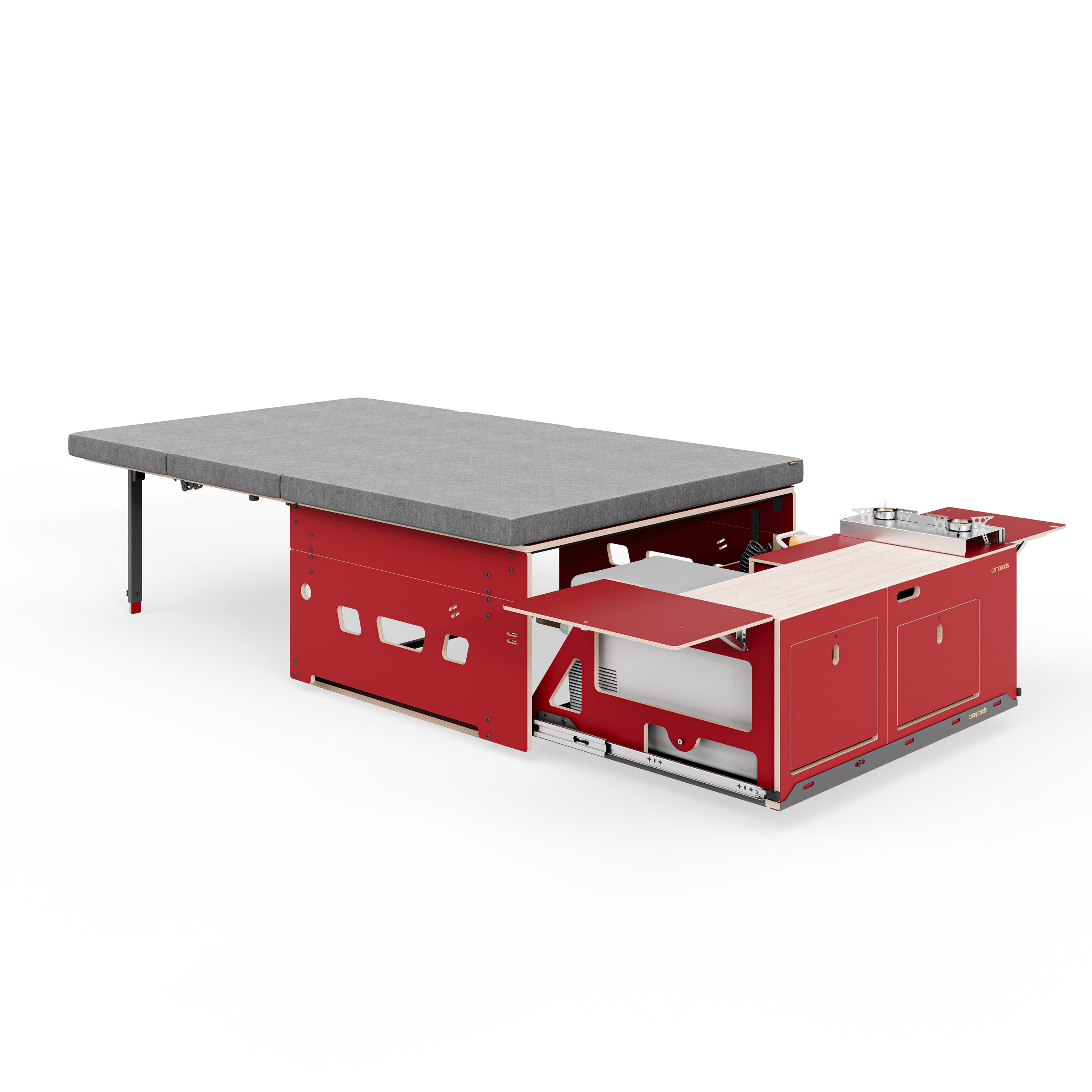 COSLEE KOMPAKT Komplettset inkl. Küchenmodul, Wassersystem und Kühlbox