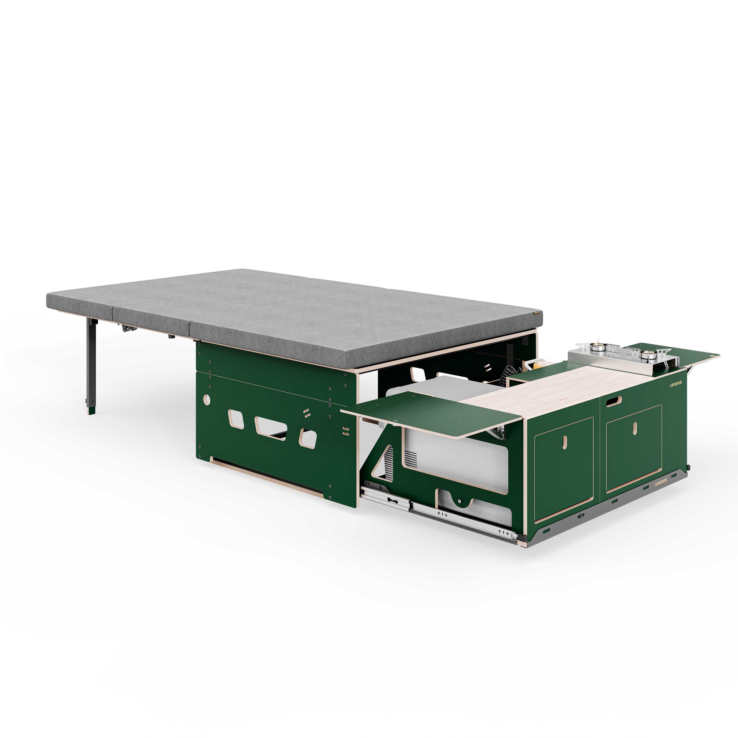 COSLEE KOMPAKT Komplettset inkl. Küchenmodul, Wassersystem und Kühlbox