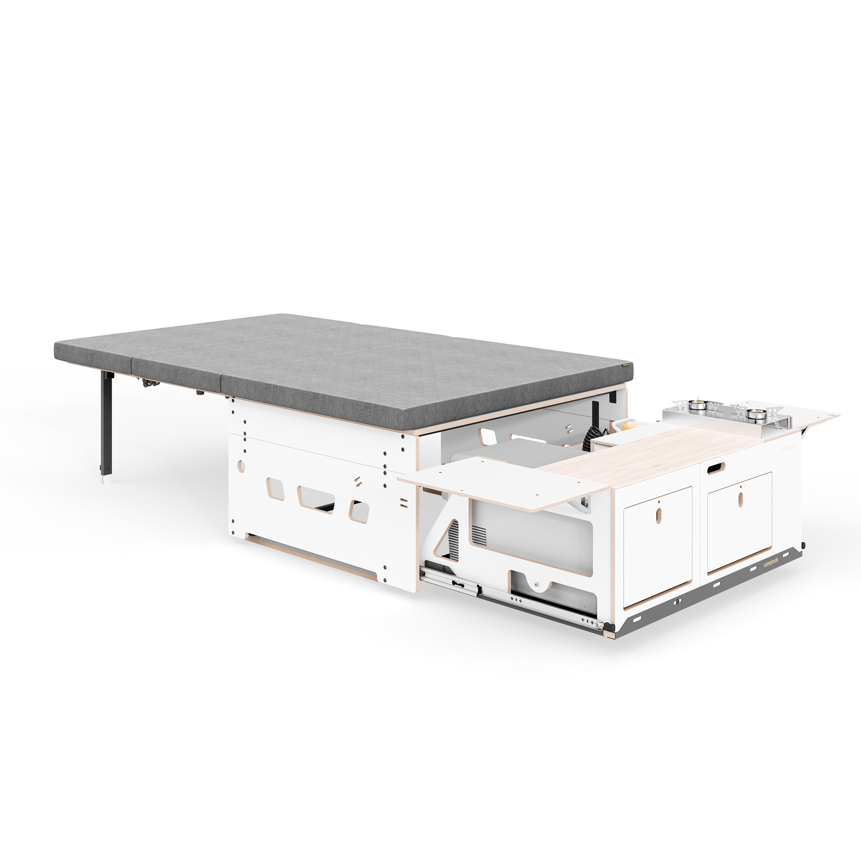 COSLEE KOMPAKT Komplettset inkl. Küchenmodul, Wassersystem und Kühlbox