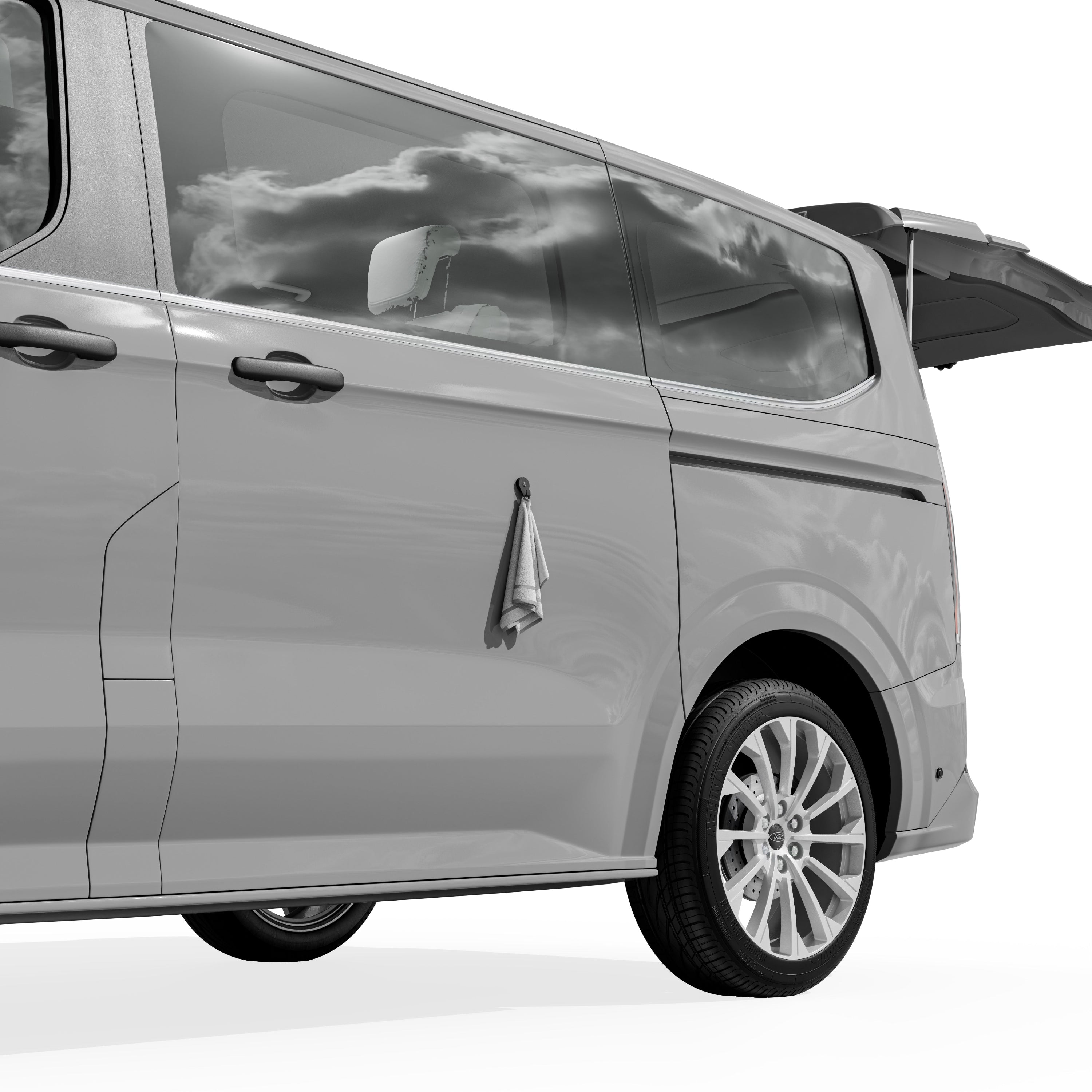 Magnethaken außen am Auto Lack und Karosserie