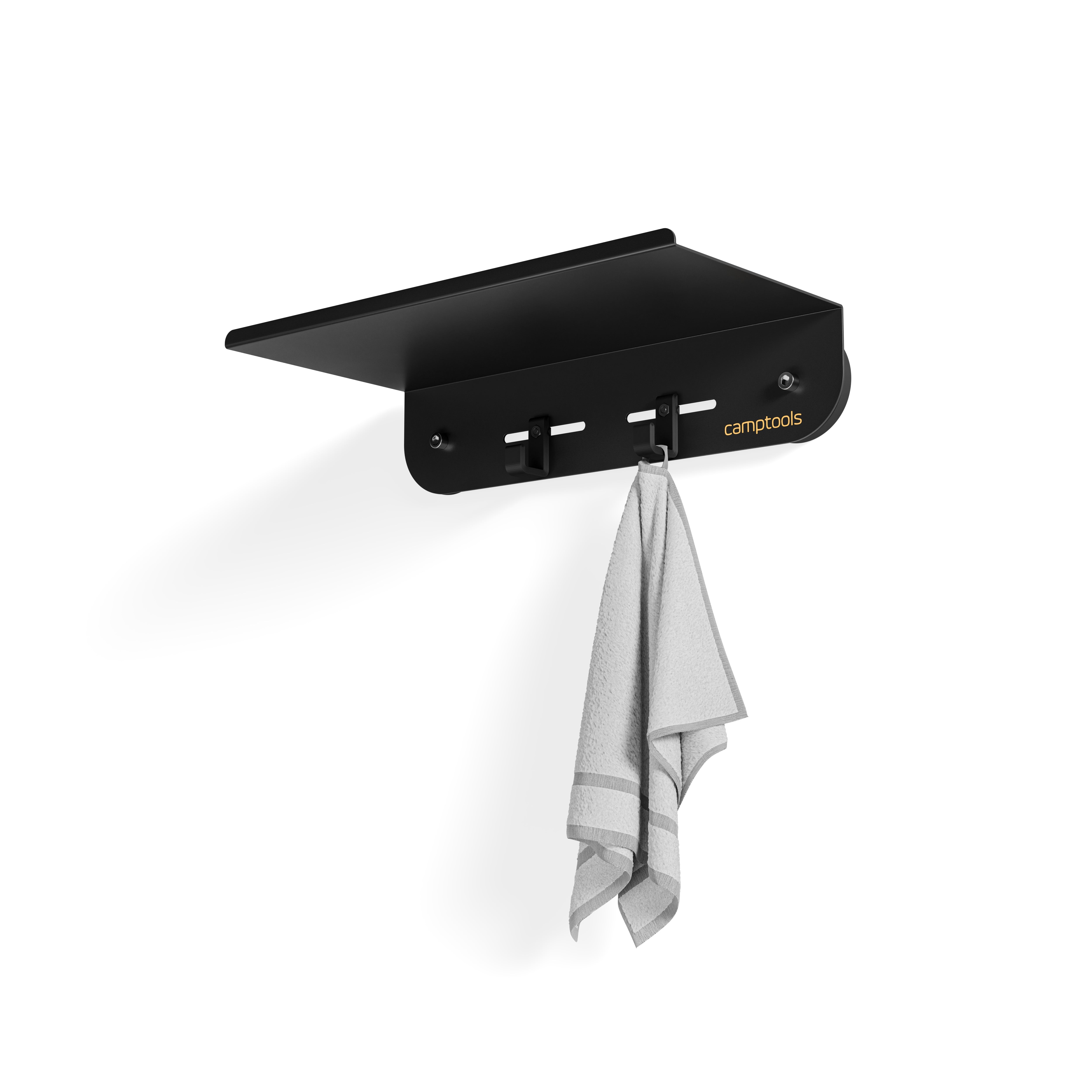 Magnetisches Regal mit Handtuchhalter 