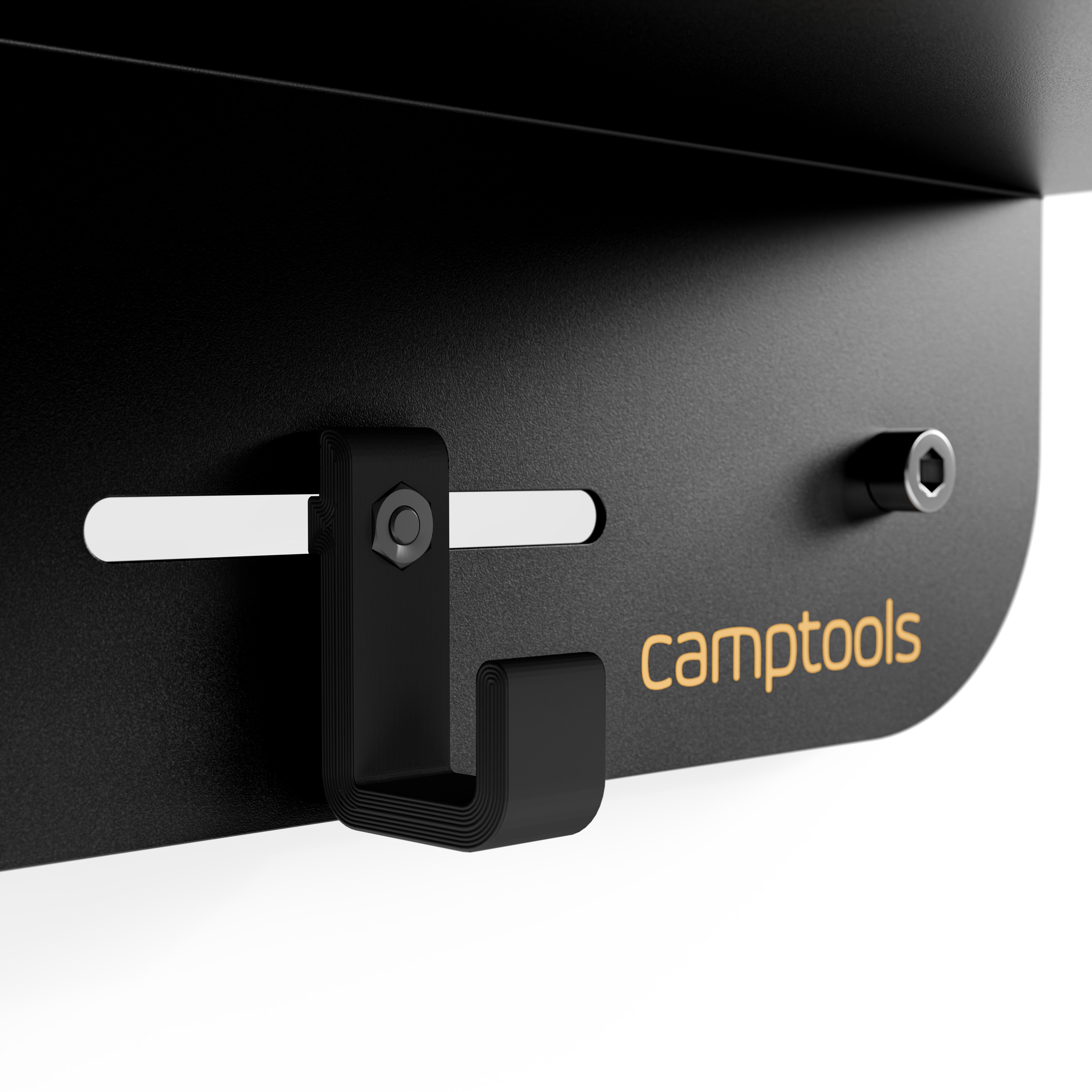 Haken für magnetisches Regal