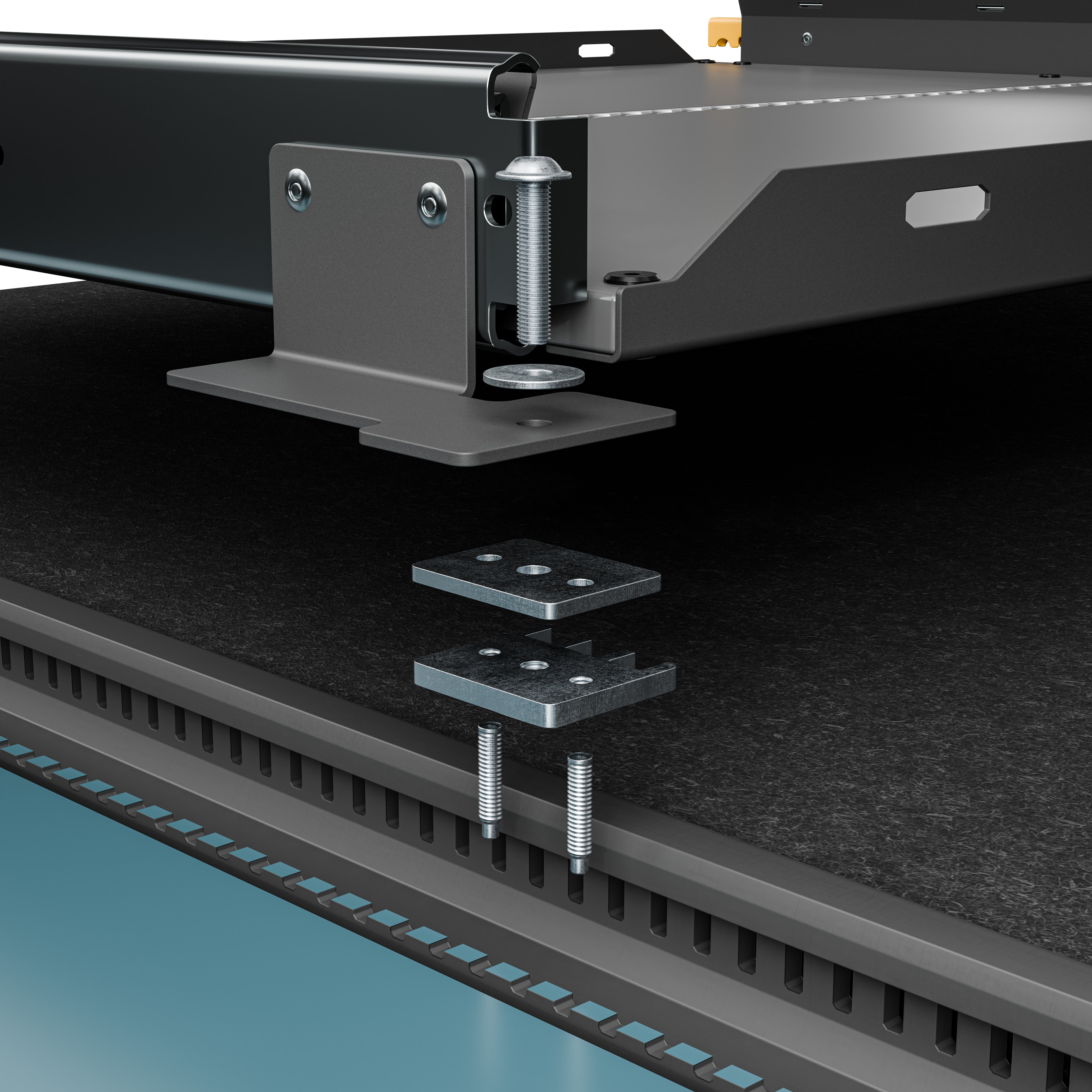 Heckauszug für Peugeot Traveller mit Bodenschienen