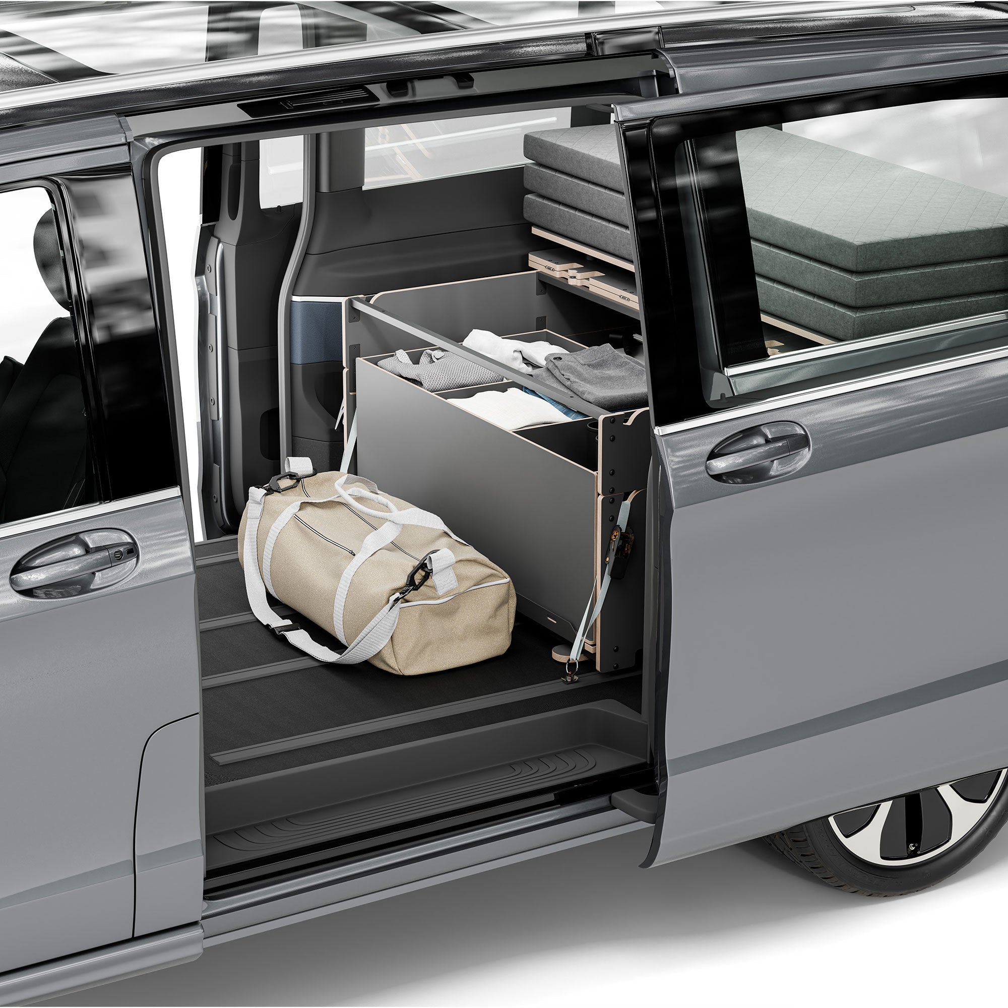 BIGBOX Komplettset inkl. Küchenmodul, Wassersystem und Kühlbox