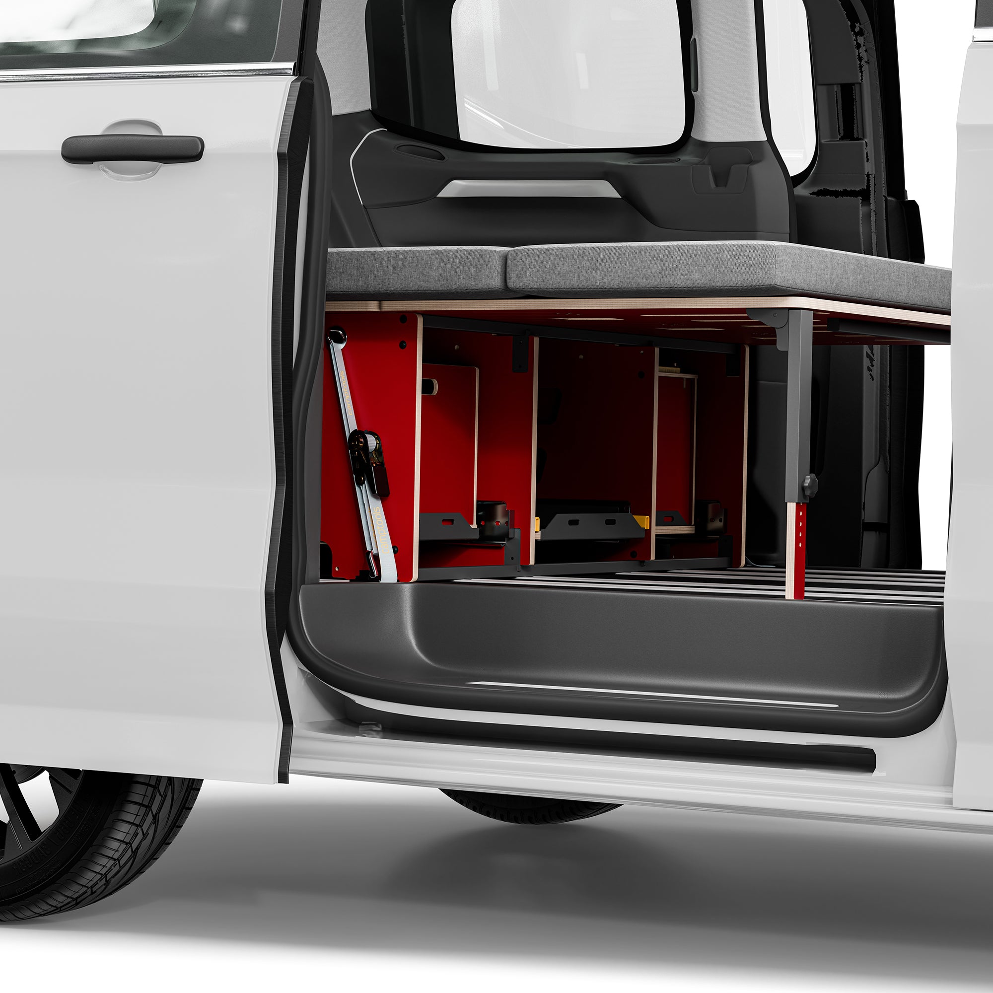 BENCH2 - modulares All-in-One Schlaf- und Ausbausystem für Vans & Transporter