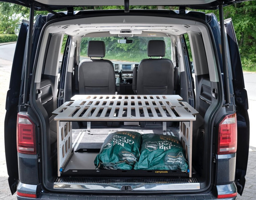 Schlafsystem CoSlee-Van für den Kofferraum - Bett mit Heckauszug