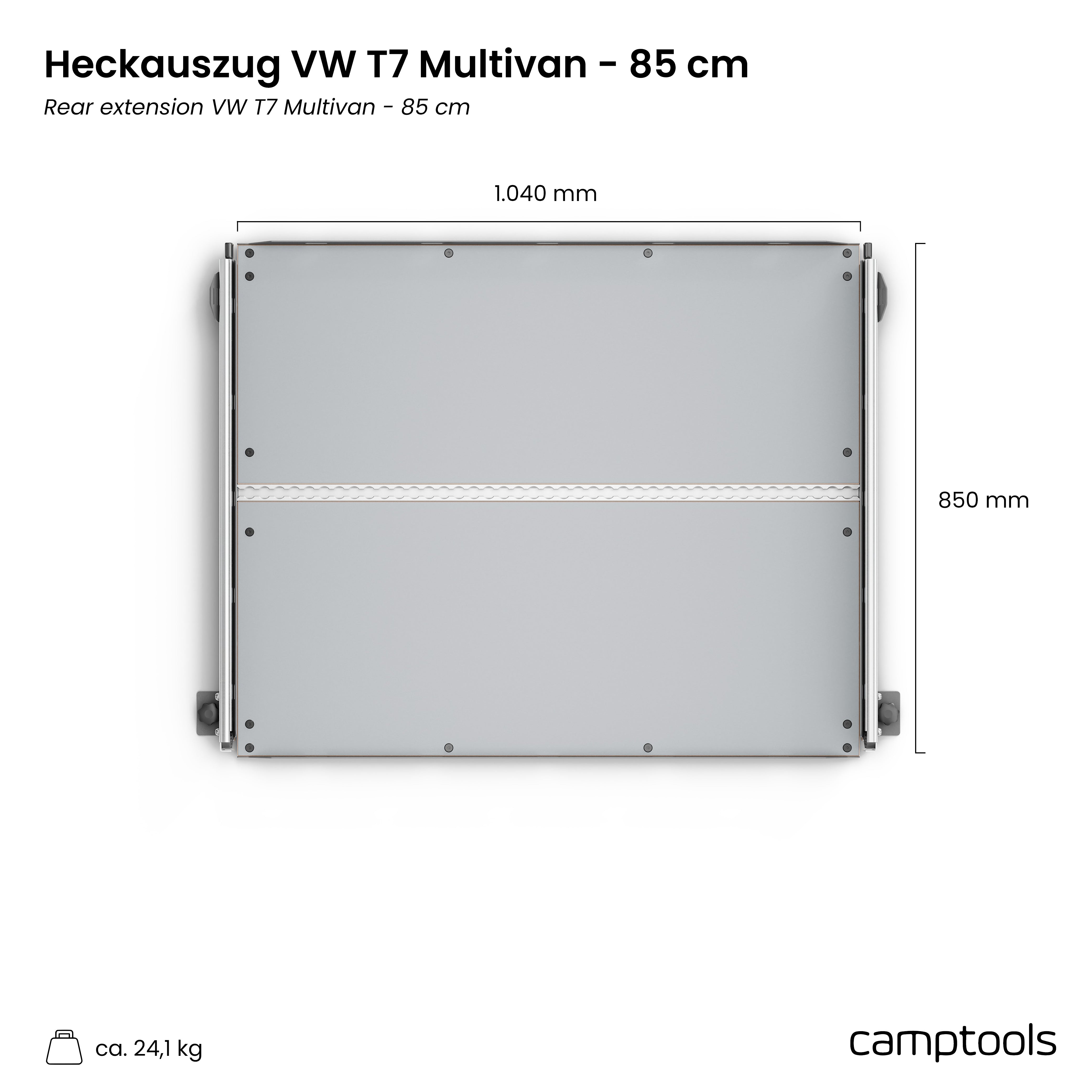 Heckauszug für VW T7 Multivan und California Beach (6/7-Sitzer)